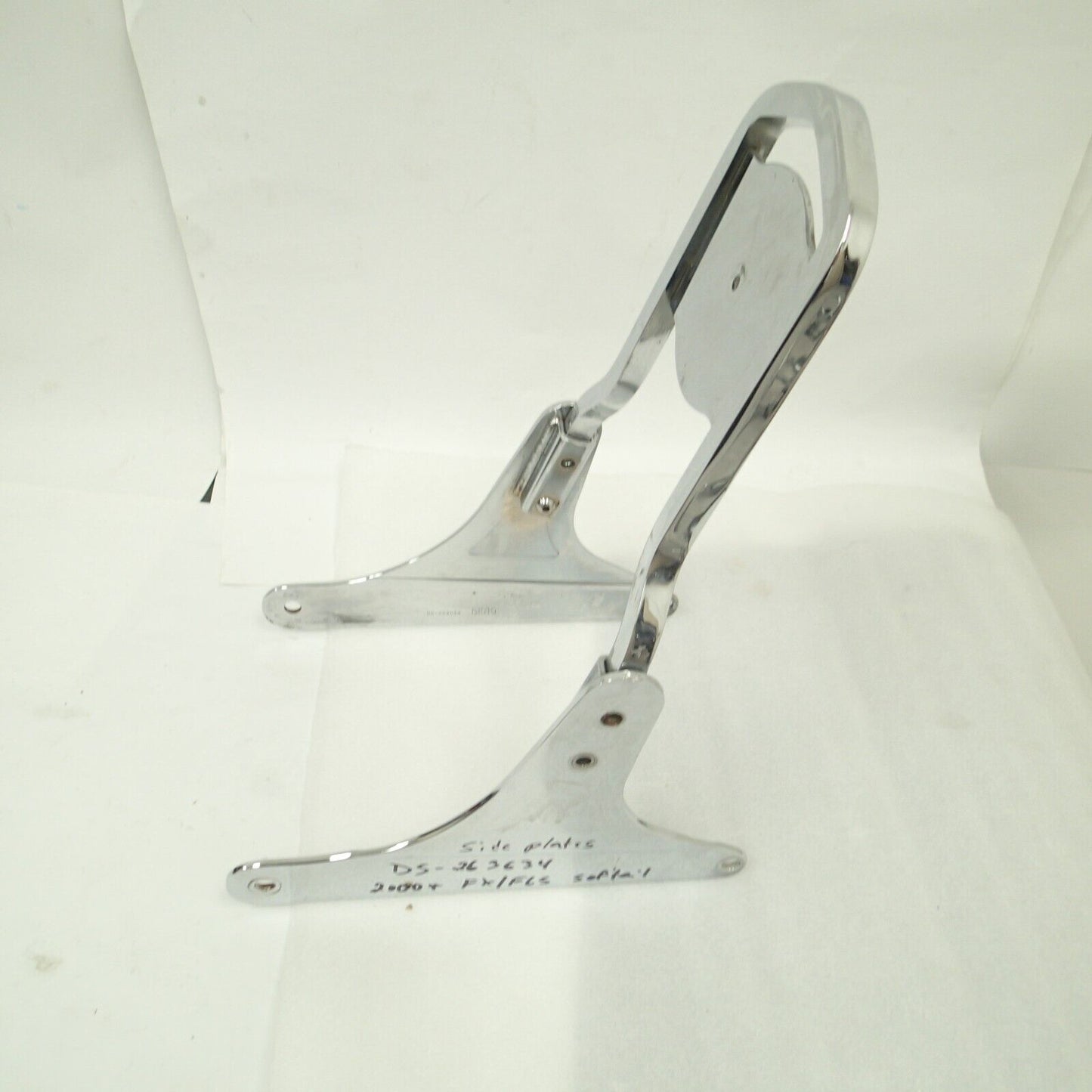 Sissy Bar Back Rest DRAG SPECIALTIES DS-263634 SIDE PLATES 00-06 FX/FLST