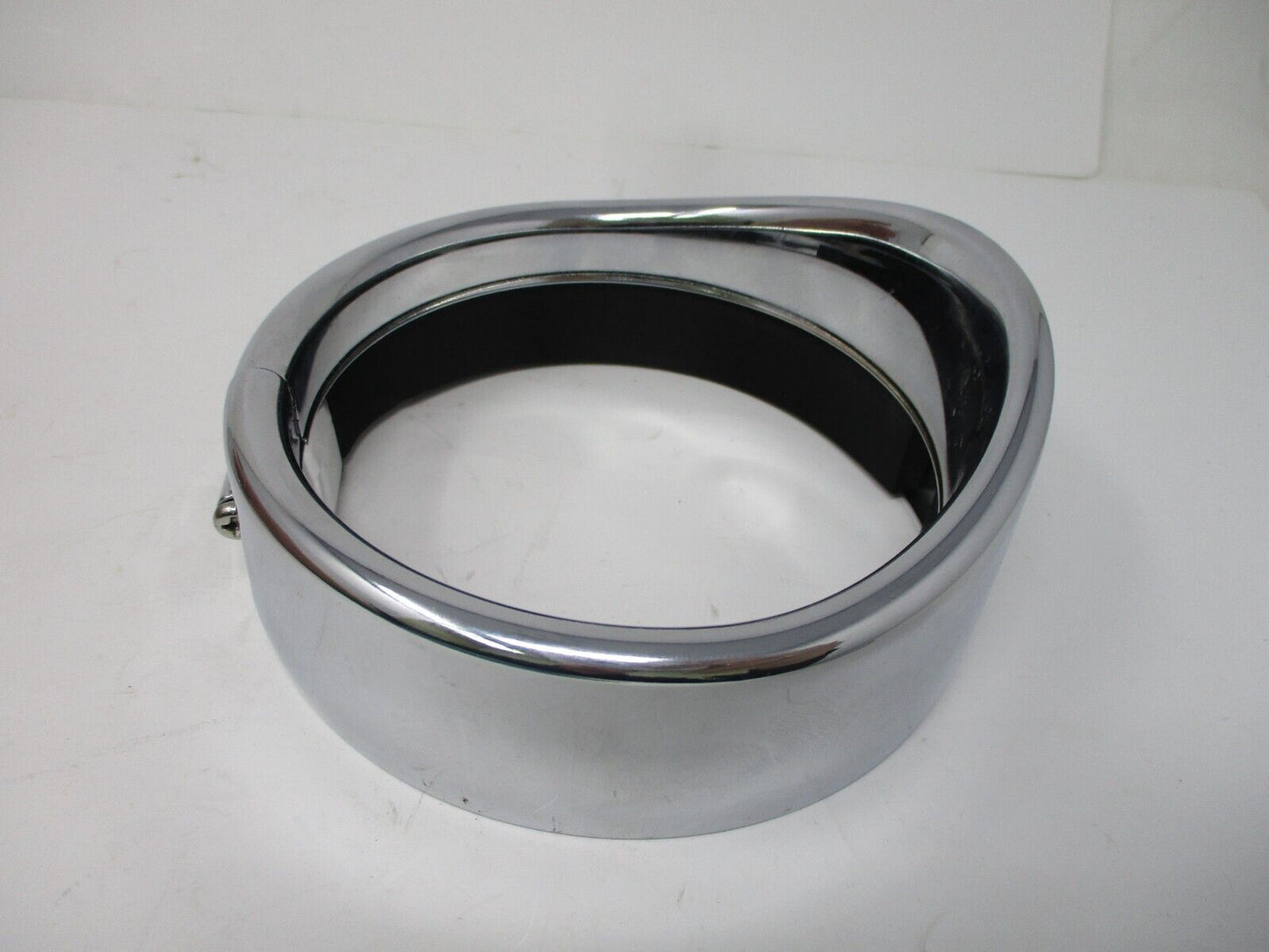 4.5" Auxiliary Light Lamp Trim Ring Bezel Visor Cover For Harley Have SCREW