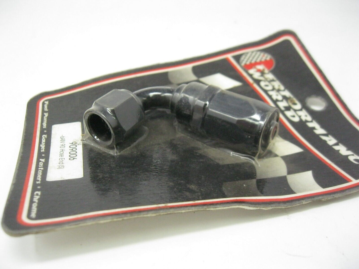 Performance World -6AN 90 Degree Hose End (Bend Radius .560") 909006