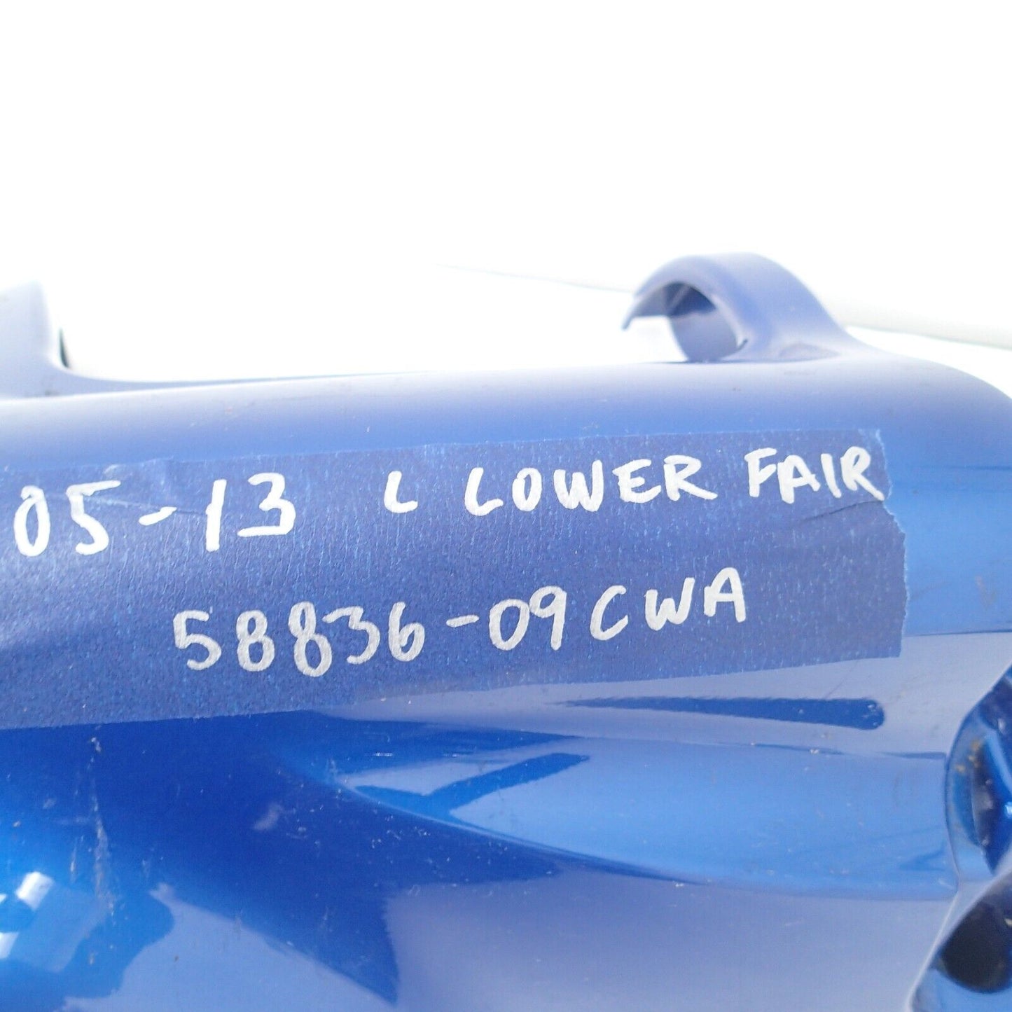 HARLEY-DAVIDSON FAIRING, LOWER - LEFT (FLAME BLUE PEARL) 58836-09CWA