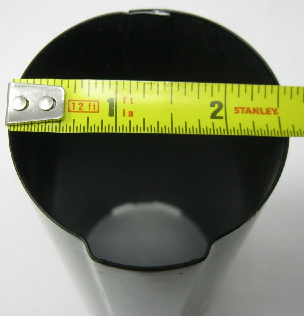 Unbranded Black Fork Tube Covers, No Mounting Plates, Unknown Fitment (PAIR)