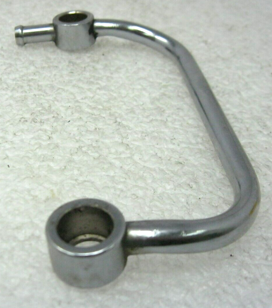 USED Aftermarket Harley 91 & Later XL Chrome Breather Tube with Straight Outlet