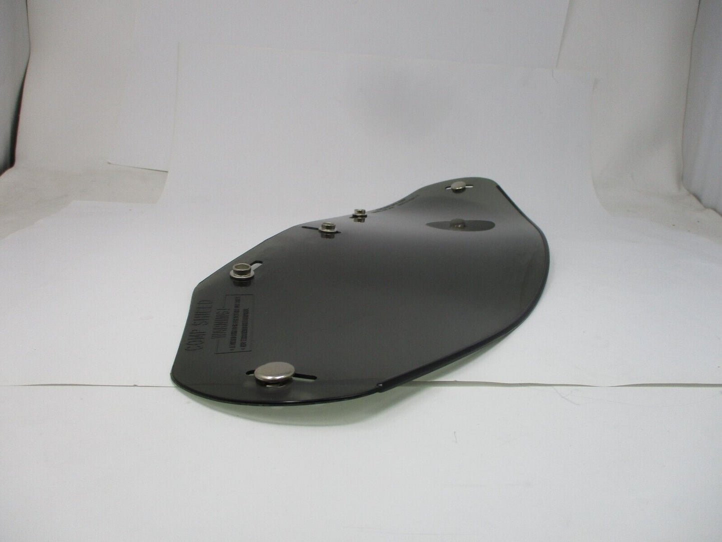 18'' inch Paulson Flat Face Shield Five Snap Smoke 3TP Veso-8 355-0031