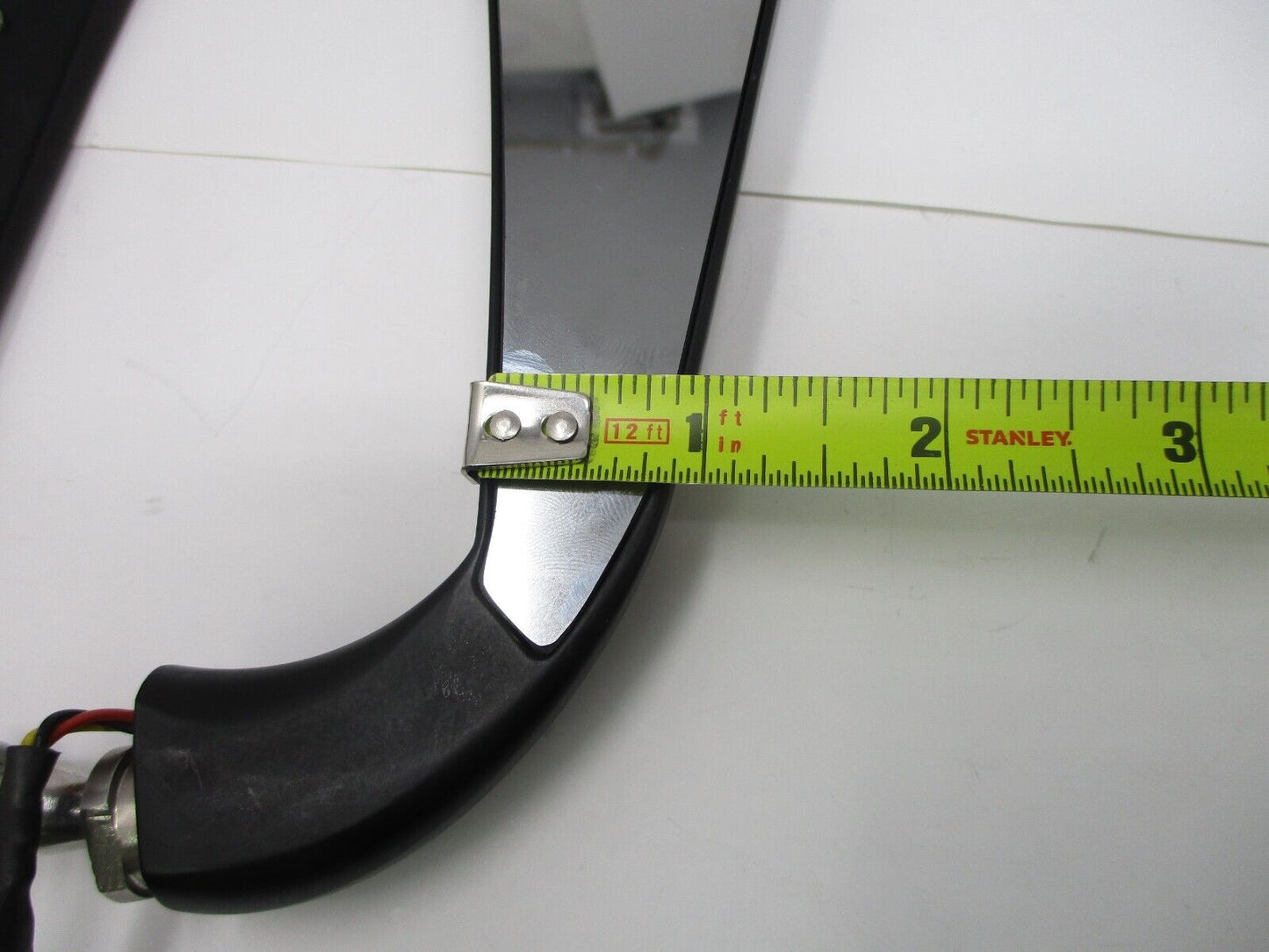 Motorcycle Rearview Mirror w/LED Turn Signal Light Fit Harley Dyna Fatboy Softai