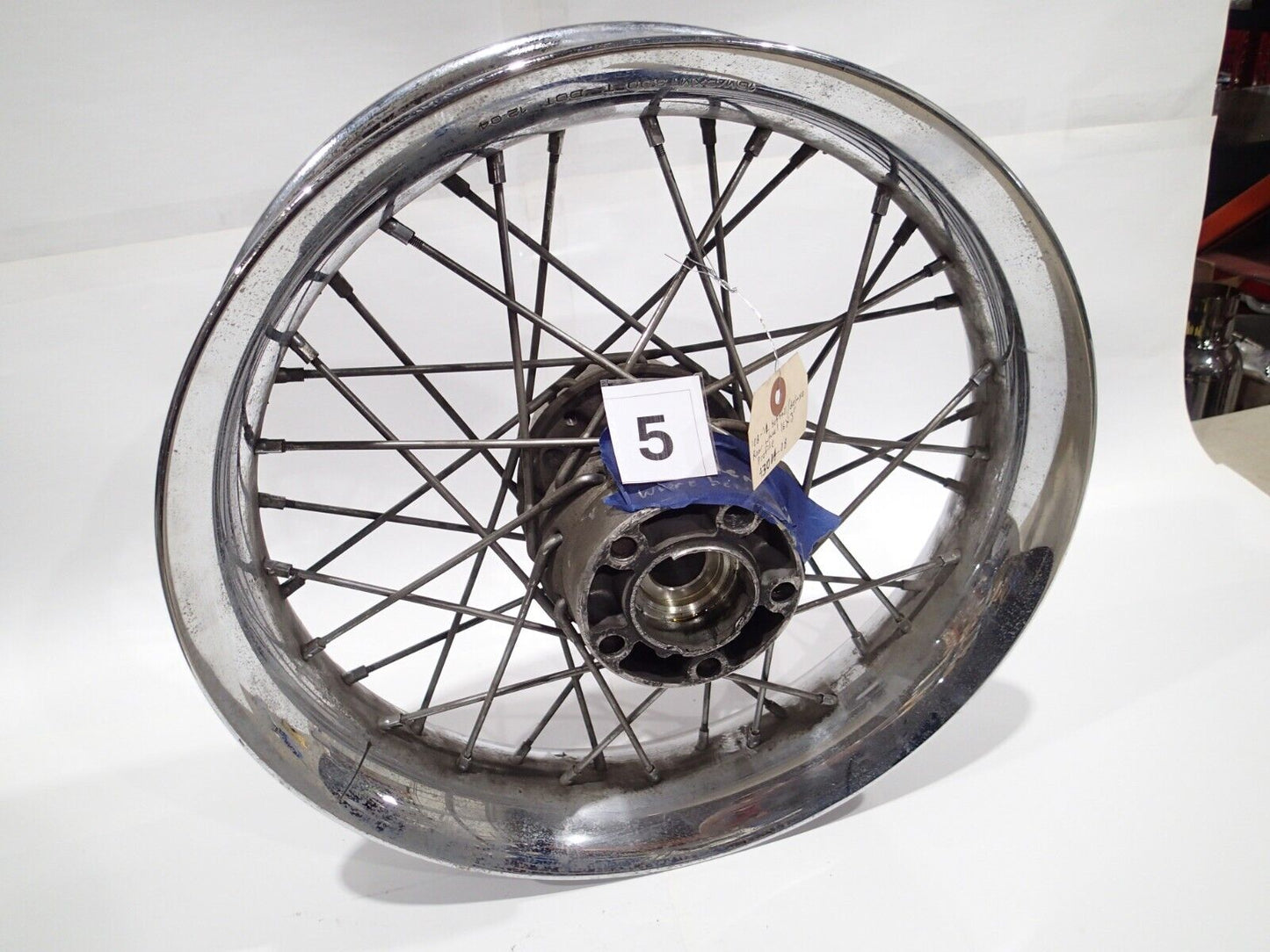 '08-'11 HARLEY-DAVIDSON SOFTAIL REAR WHEEL BACK RIM 16X3.00 43014-08 (#5) BROKEN