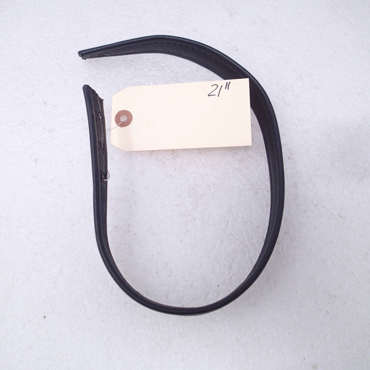 USED Harley-Davidson OEM 21" Leather Seat Grab Hand Strap Black