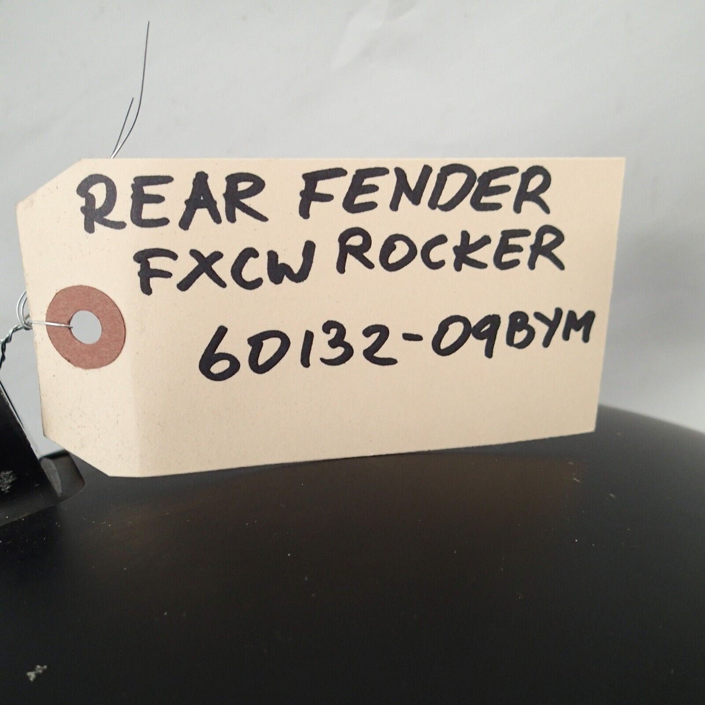 2006 HARLEY DAVIDSON FXCW Rocker Rear Fender Vivid Black 60132-09BYM