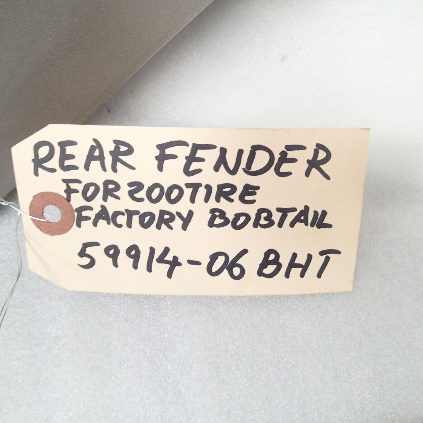 REAR FENDER FOR 2OO TIRE FACTORY BOBTAIL FENDER (BRILLIANT SILVER) 59914-06BHT