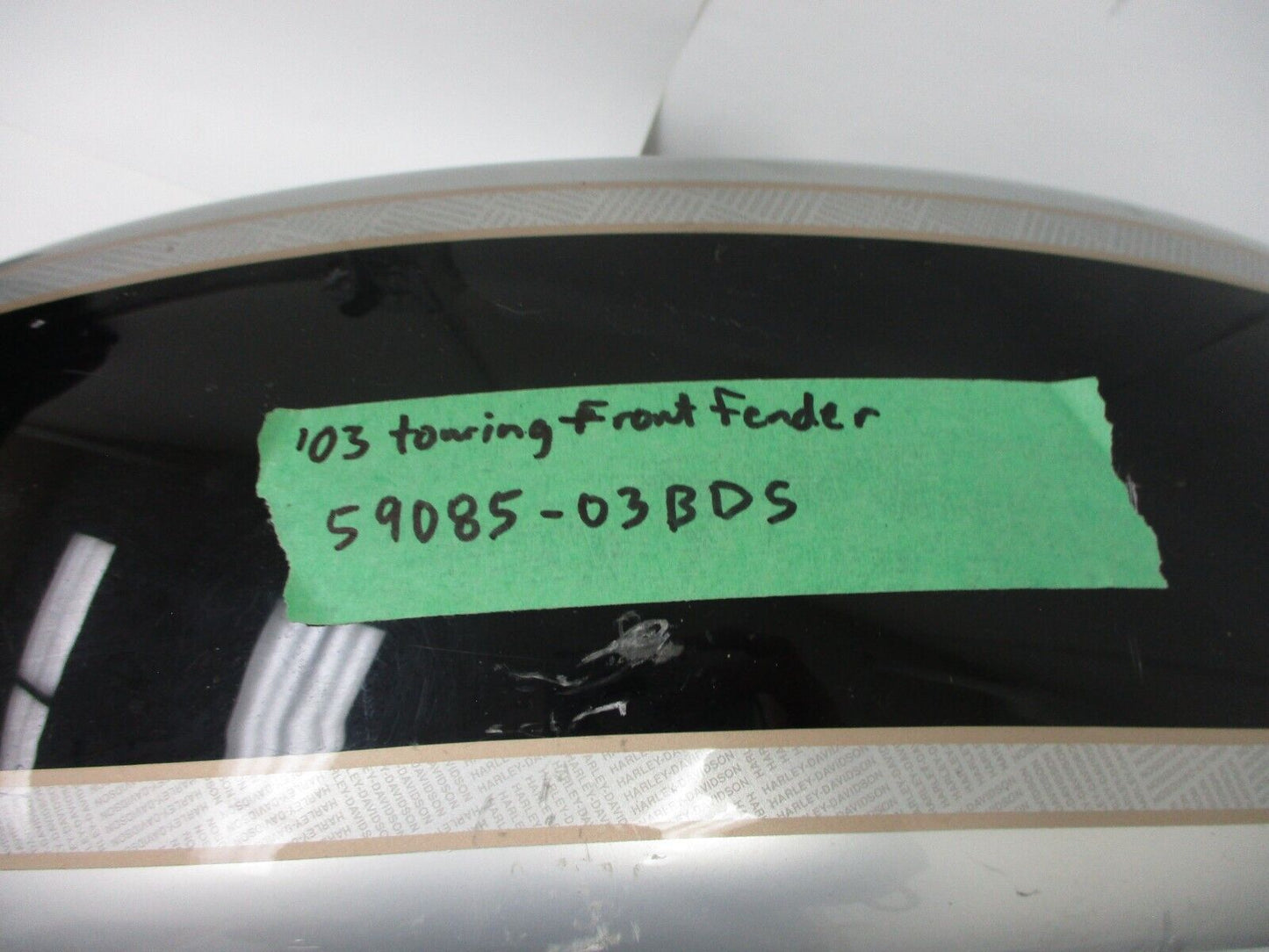 Harley Davidson 03 FLHTC Sterling Silver Front Fender P/N 59085-03BDS