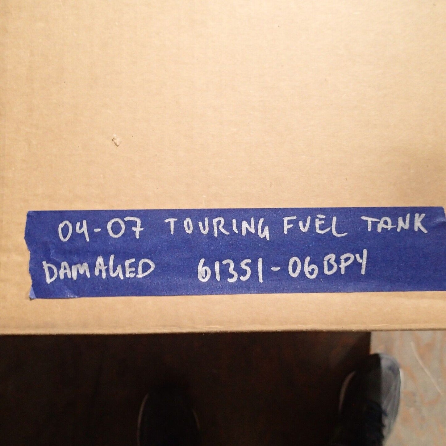 OEM Harley Davidson Street Glide Touring Gas Fuel Tank Used 61351-06BPY DENT!!!