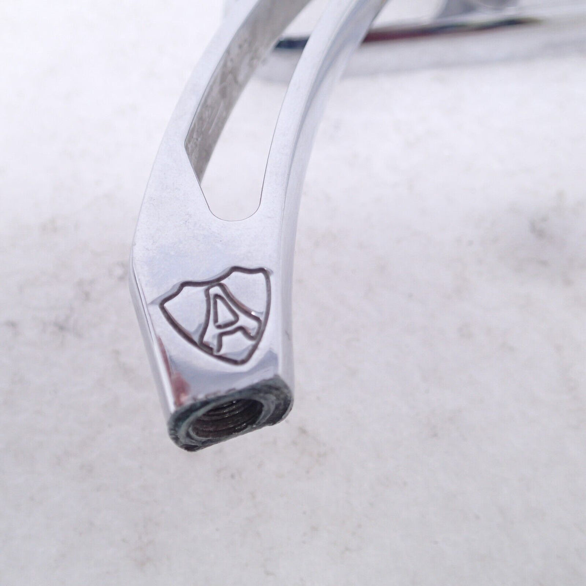 ARLEN NESS chrome 'Alternative' RIGHT side Grooved Pocket TURBO MIRROR 13-031