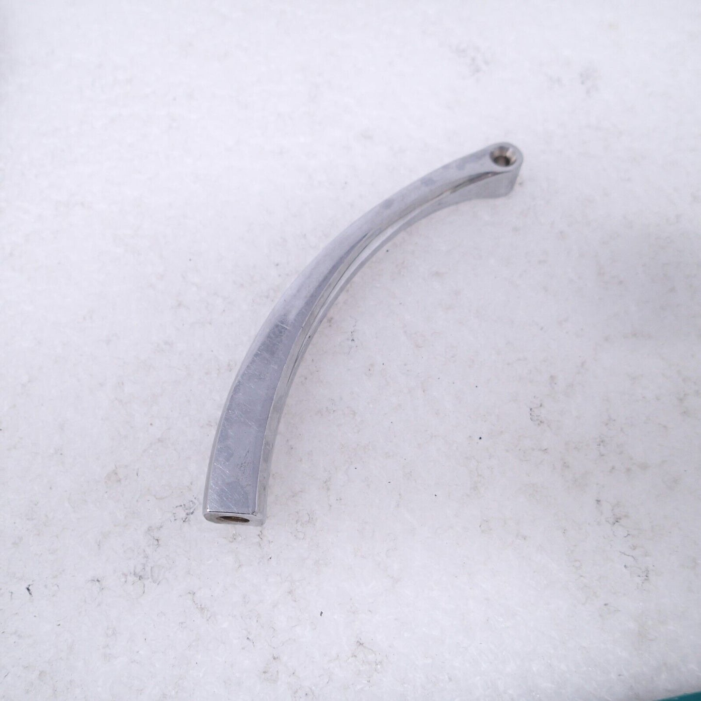 Curved Solid Style Billet Mirror Stem for Harley Davidson by V-Twin 5inch SINGLE