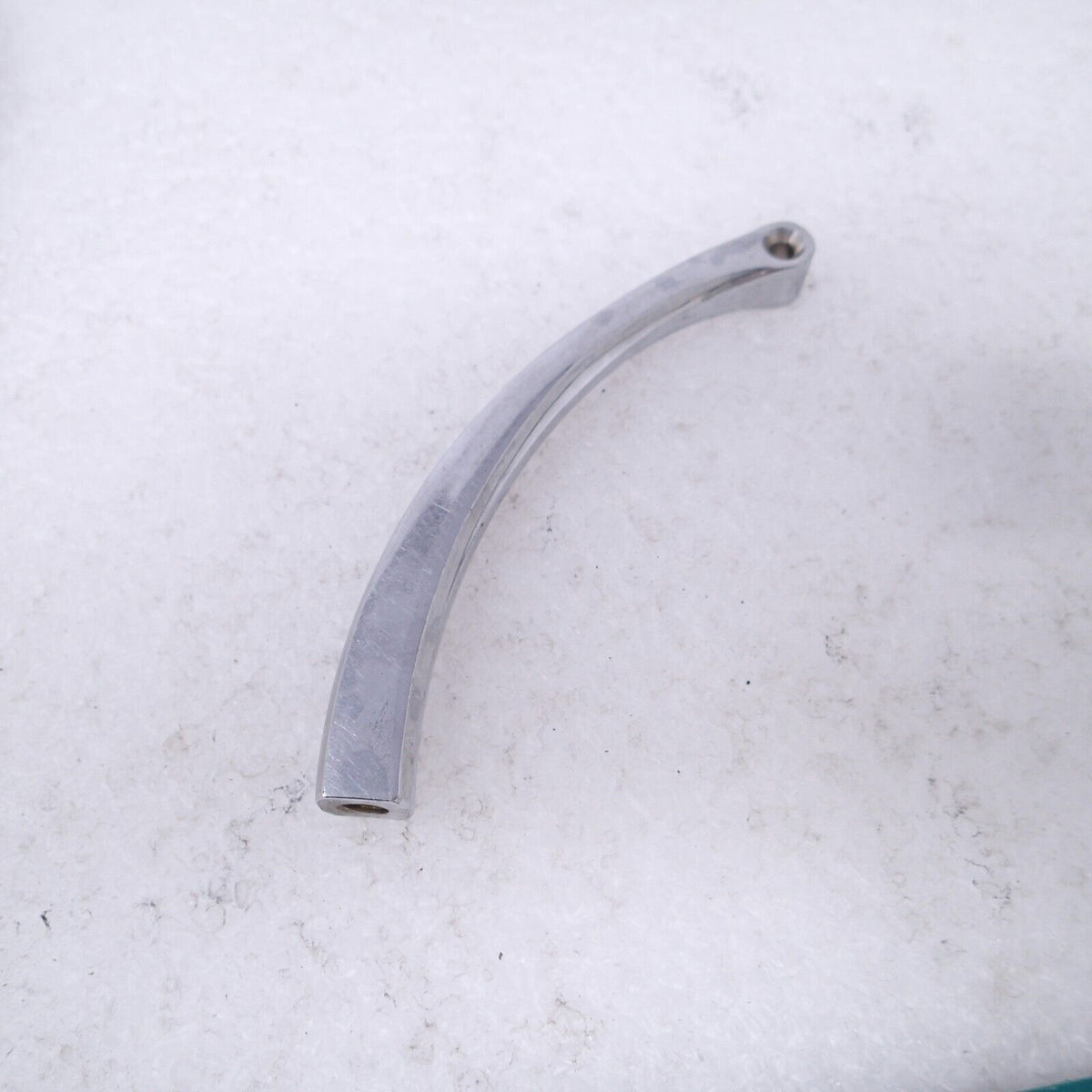 Curved Solid Style Billet Mirror Stem for Harley Davidson by V-Twin 5inch SINGLE