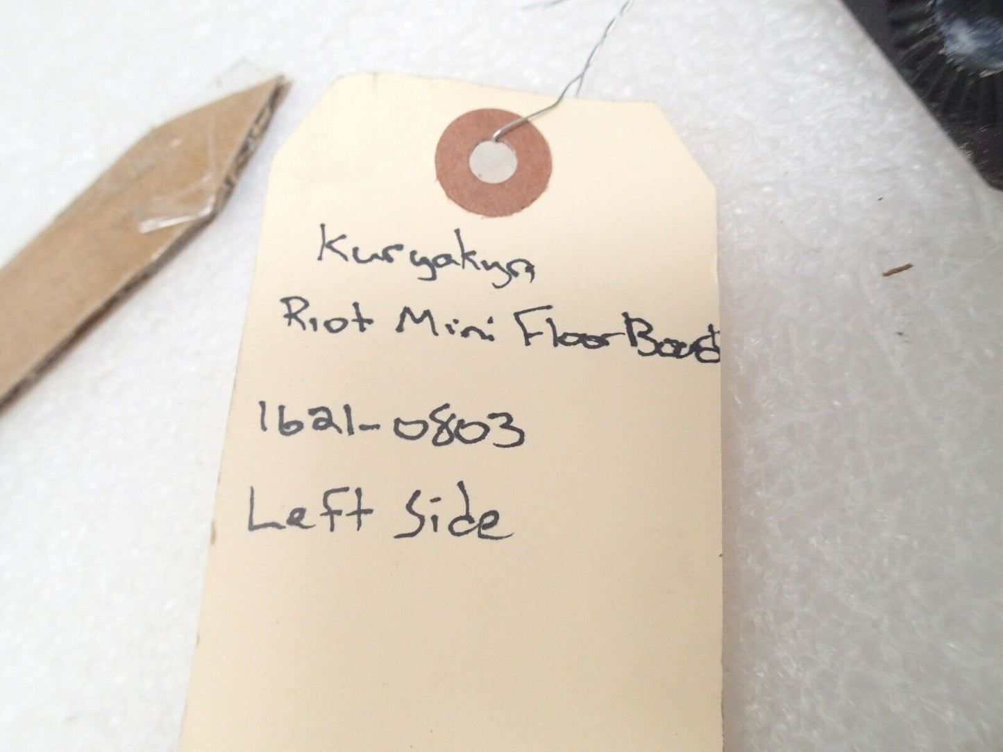 KURYAKYN 1621-0803 3597 Riot Mini Floorboard - Black ONLY LEFT SIDE