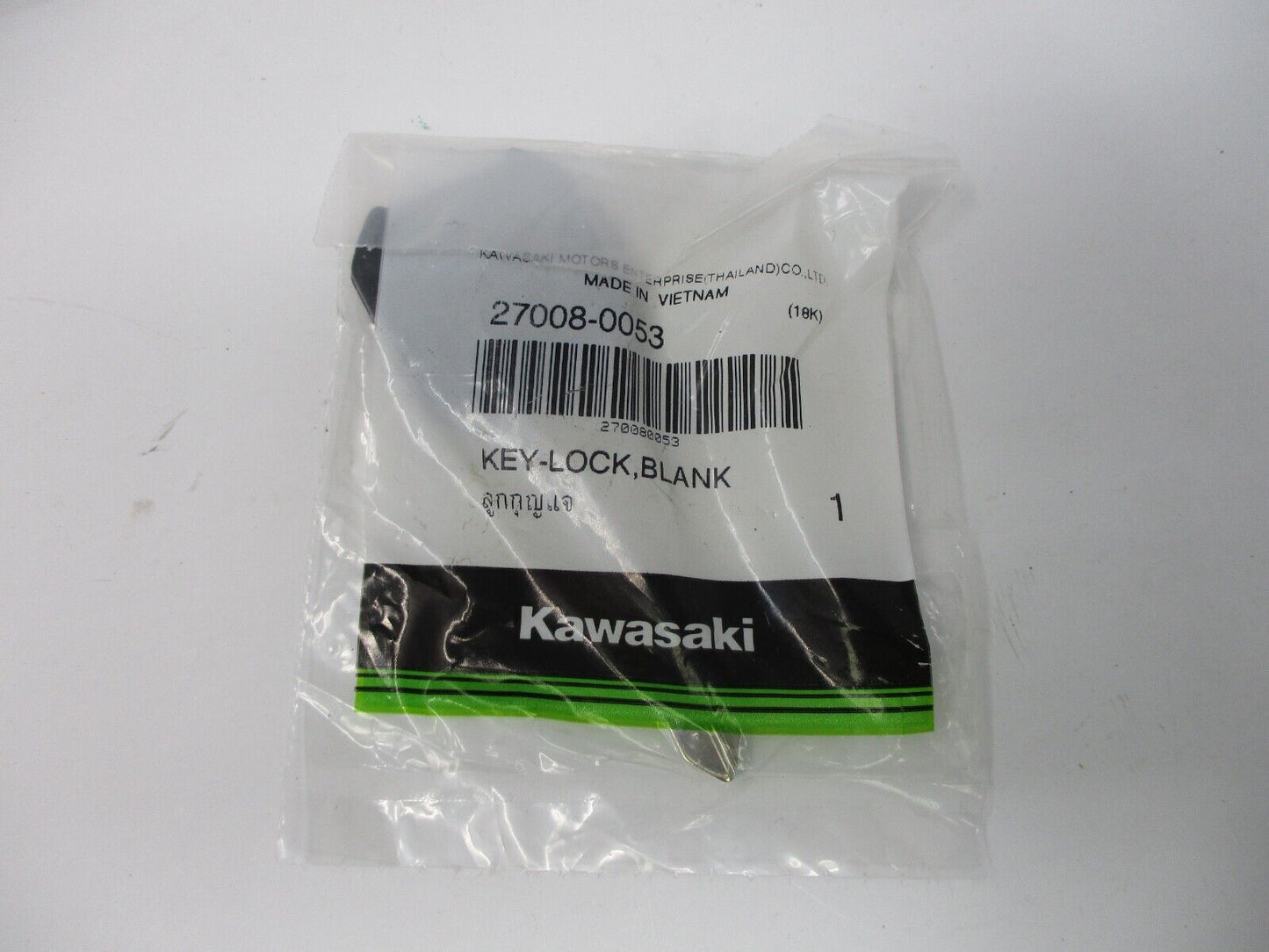 NEW 2008 - 2017 GENUINE KAWASAKI NINJA 250R / 300 FACTORY KEY BLACK 27008-0053