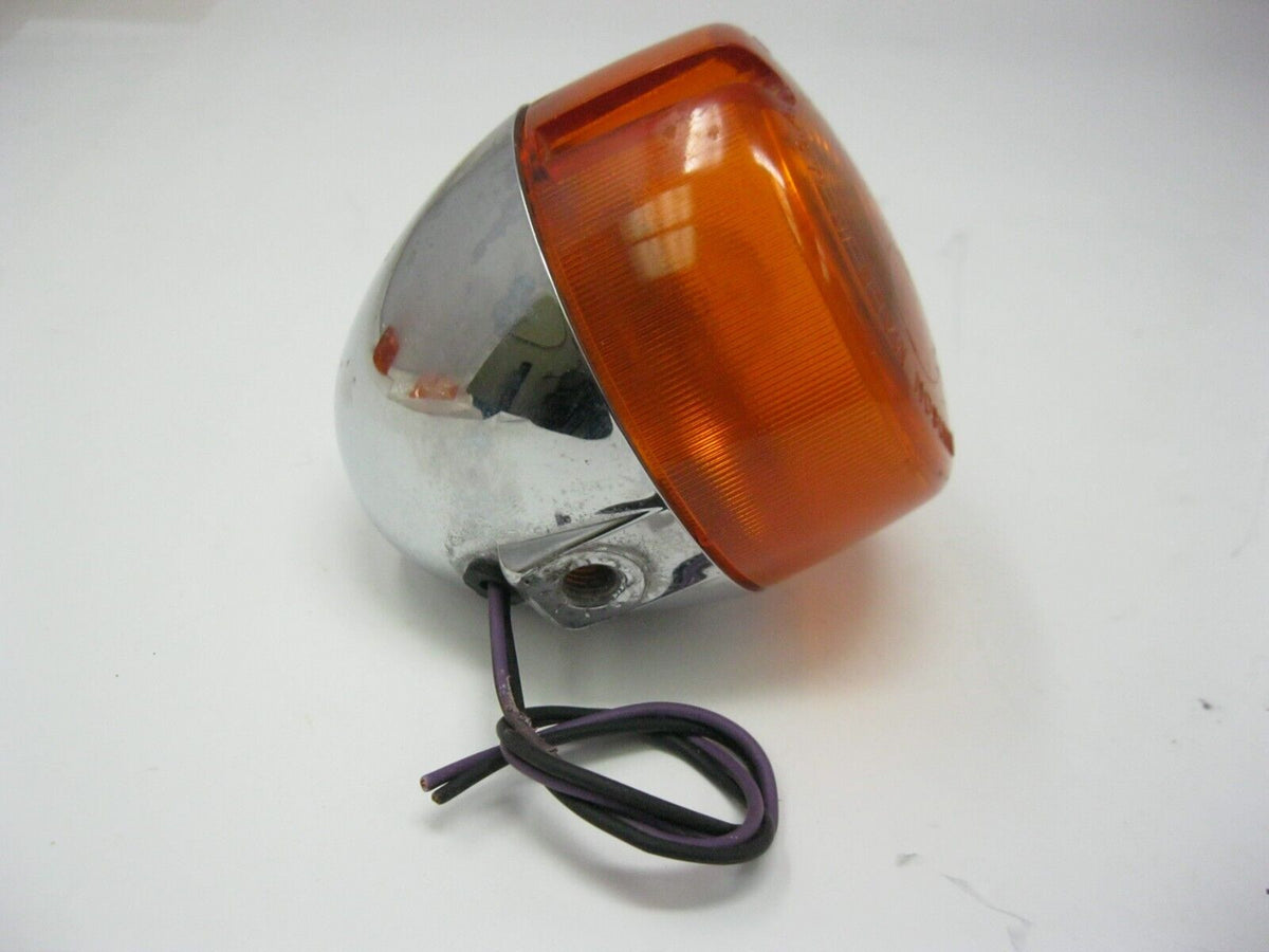 Harley-Davidson OEM Amber 2 Wire Chrome Signal Light (Fitment Unknown)