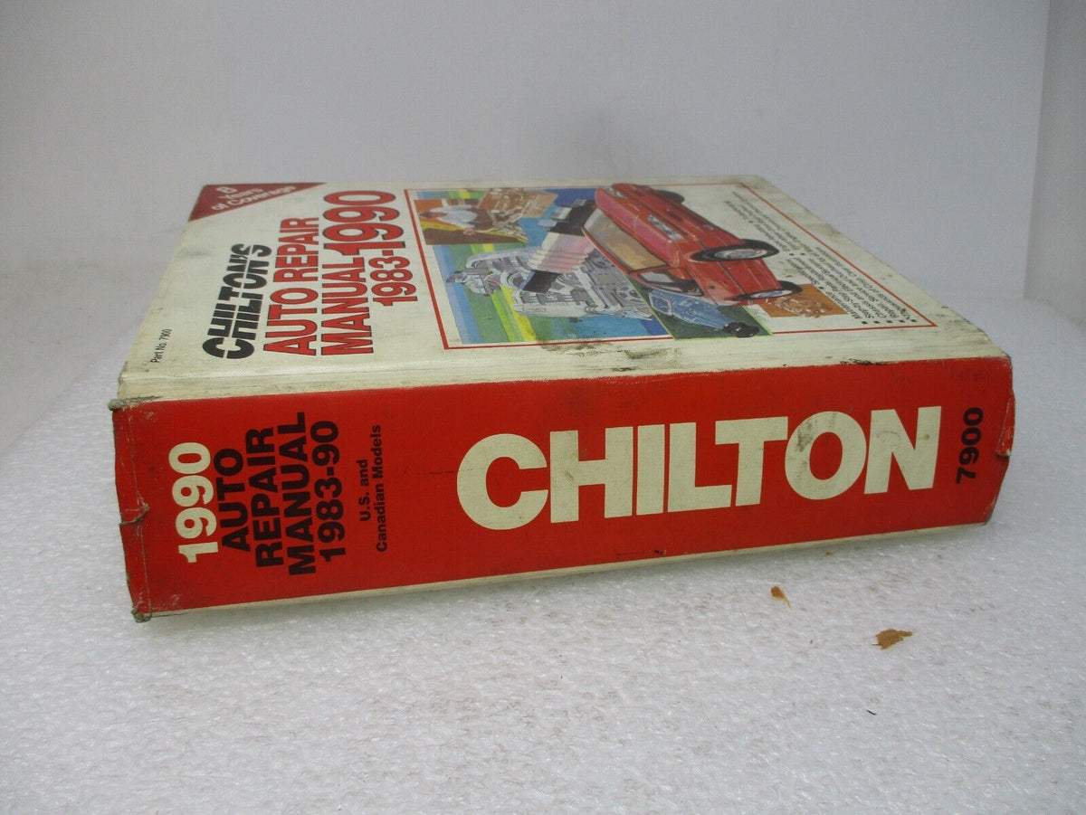 Chilton's 7900 American Cars Repair Manual 1983-1990 (Hardcover)