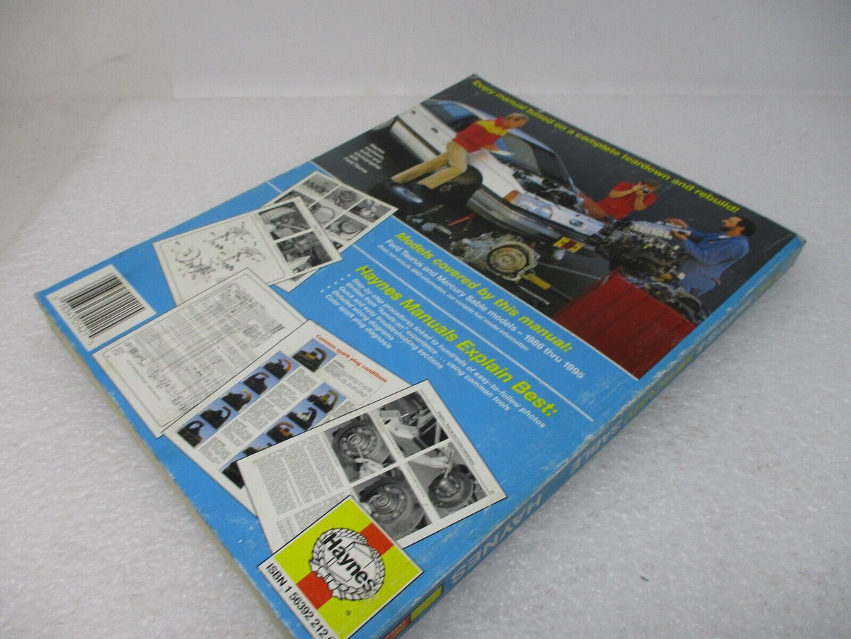 Haynes Repair Manual Ford Taurus & Mercury Sable 1986 - 1995