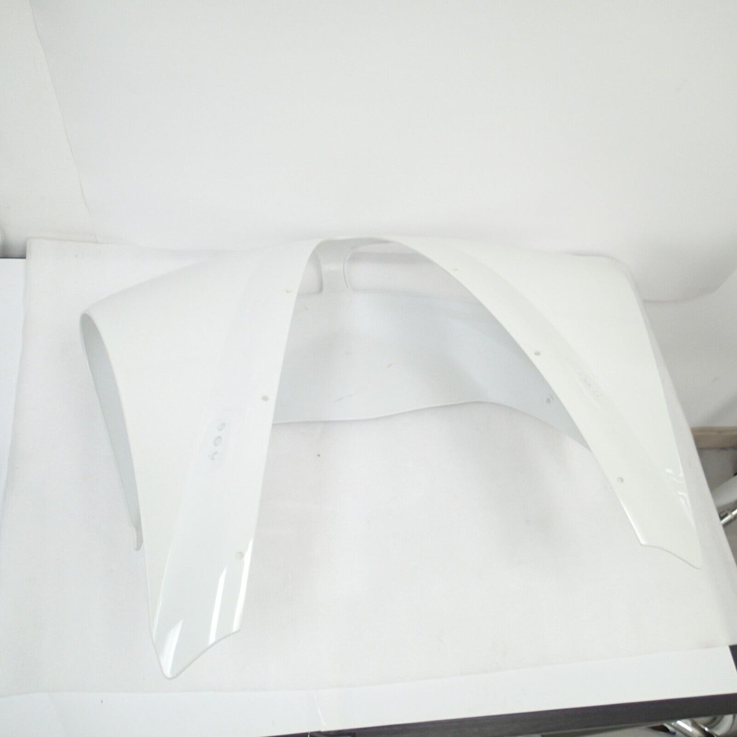 OEM USED 2008-2010 BUELL 1125R FRONT FAIRING KIT ARCTIC WHITE M1621.2AMMAW