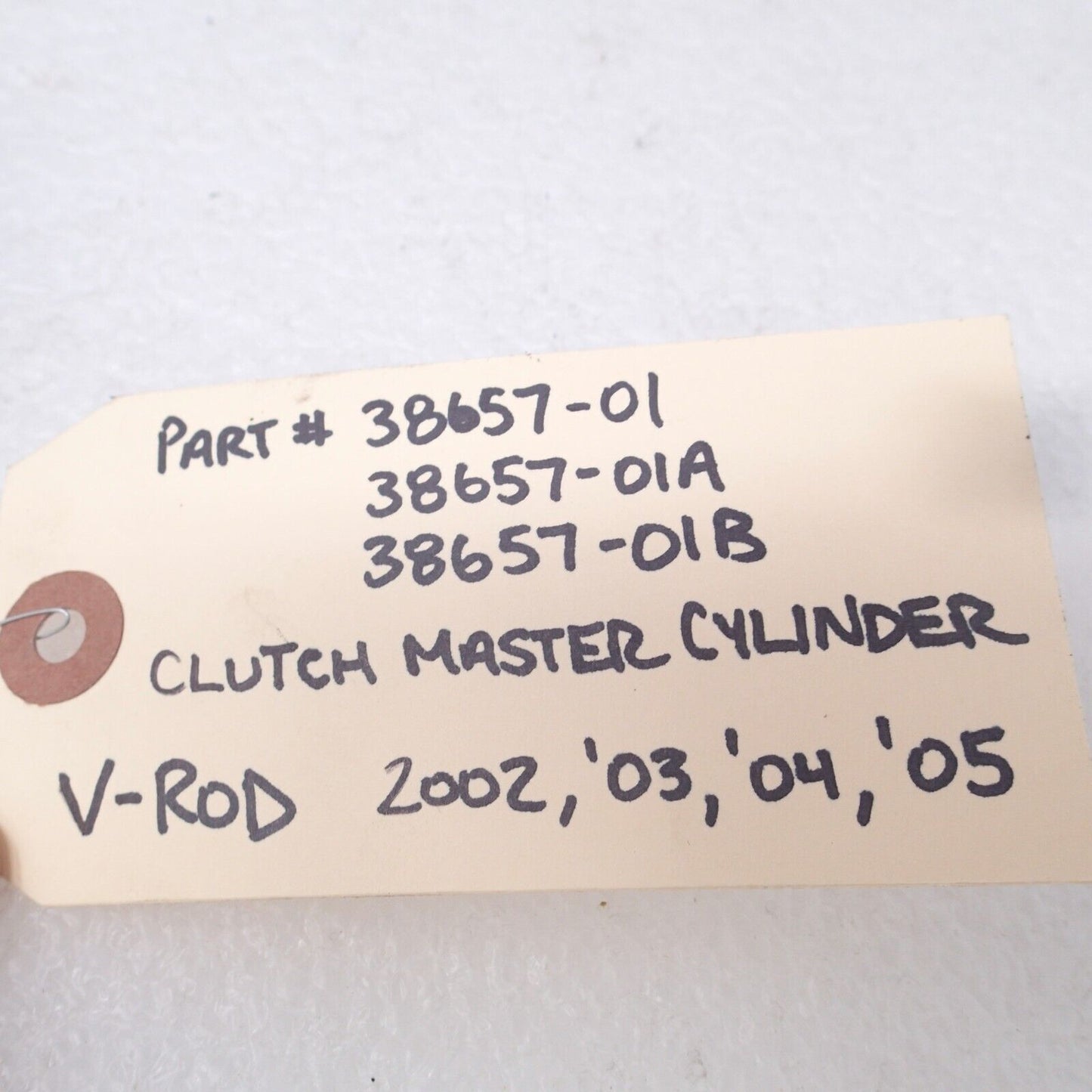 CLUTCH MASTER CYLINDER V-ROD 2002, 03, 04, '05 38657-01A 38657-01B