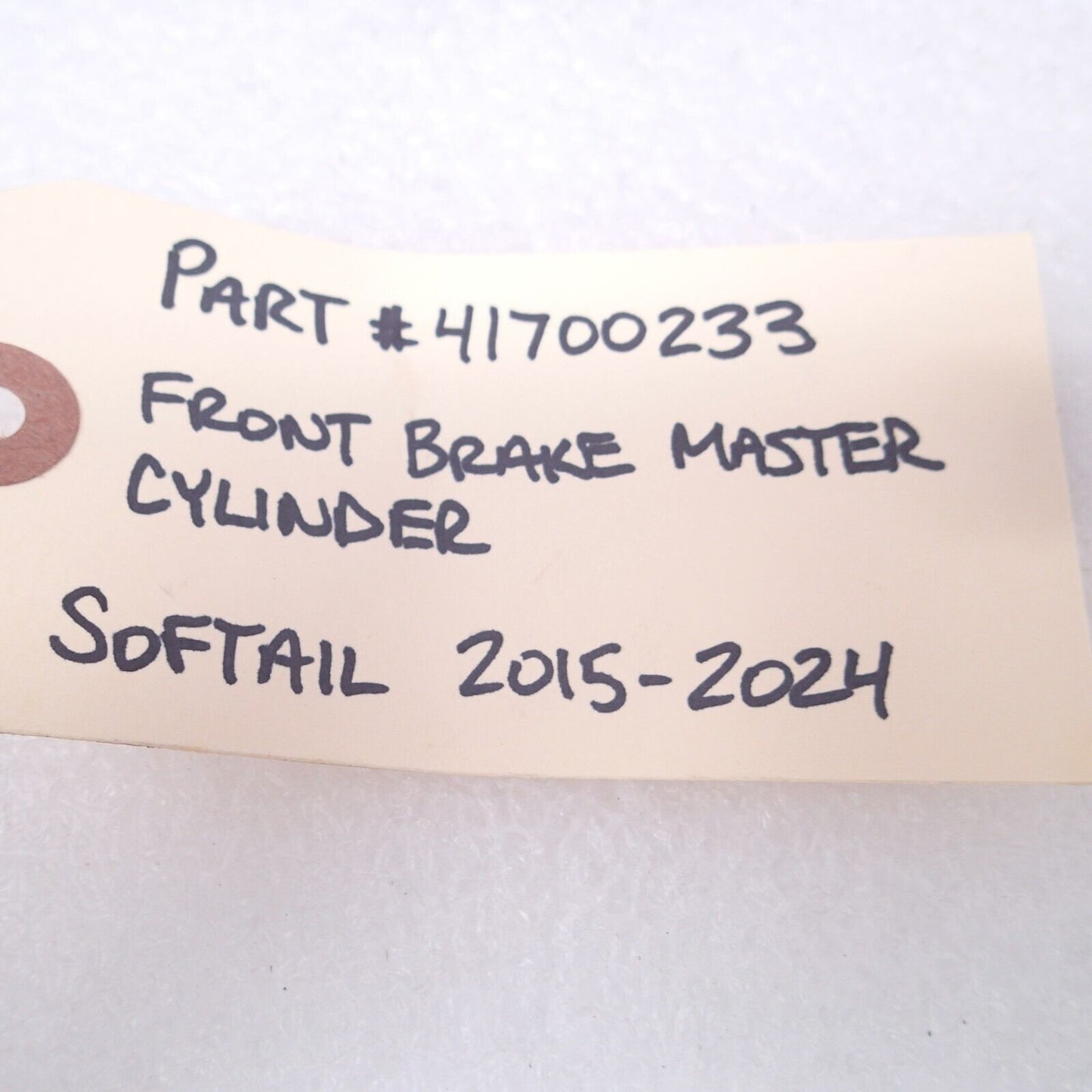 PART #41700233 FRONT BRAKE MASTER CYLINDER SOFTAIL 2015-2024