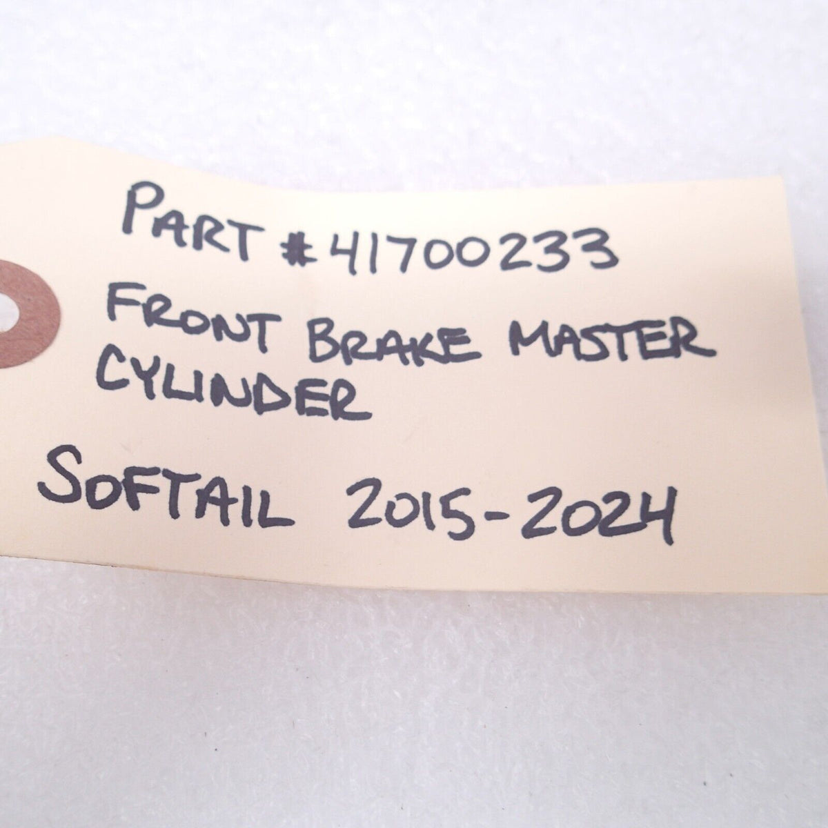 PART #41700233 FRONT BRAKE MASTER CYLINDER SOFTAIL 2015-2024