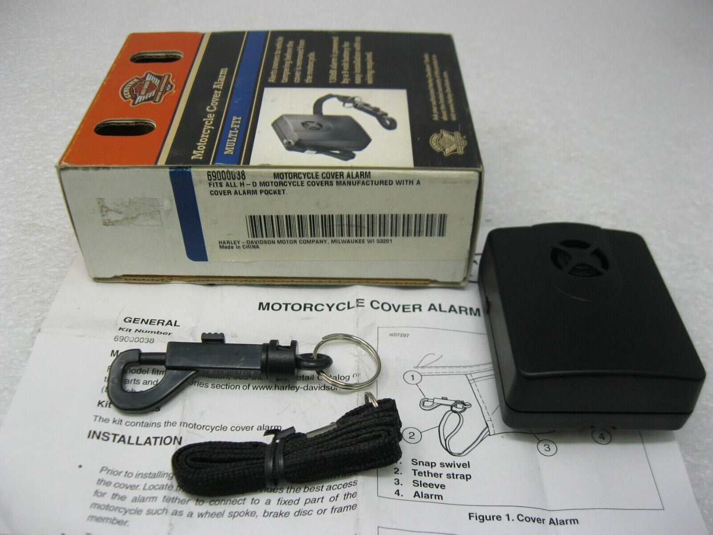 Harley-Davidson OEM Multi-Fit Motorcycle Cover Alarm Kit 69000038