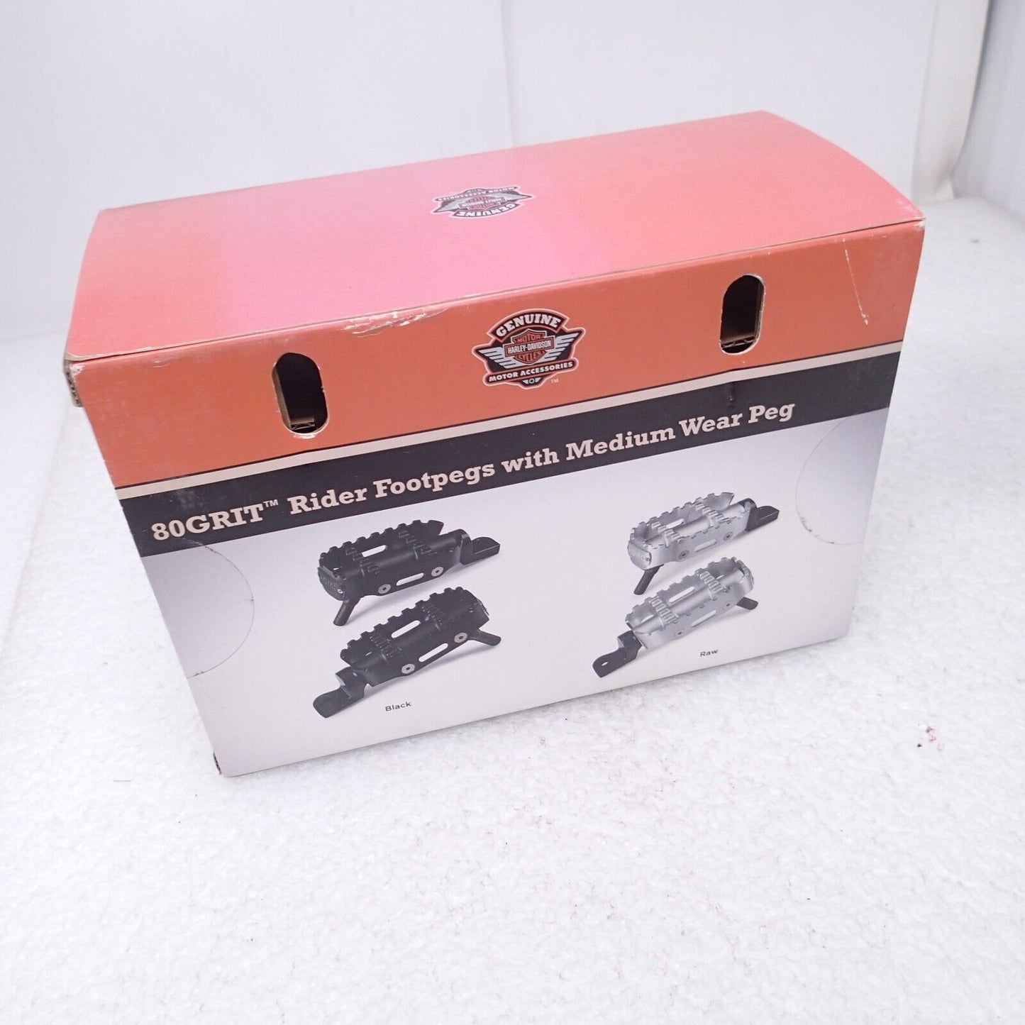 HARLEY NEW 80 GRIT RAW RIDER FOOTPEGS 11 & LATER XL 50501394