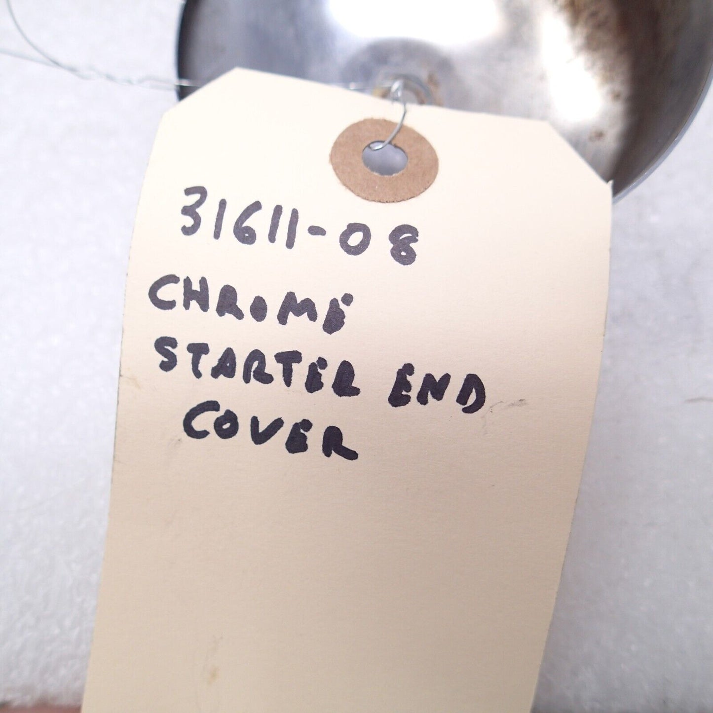 Starter End Cover Chrome CAP HARLEY DAVIDSON 31611-08 USED