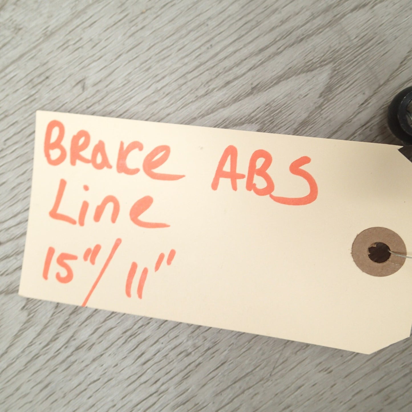 Harley-Davidson Black Lower ABS Brake Line (15'' and 11'')