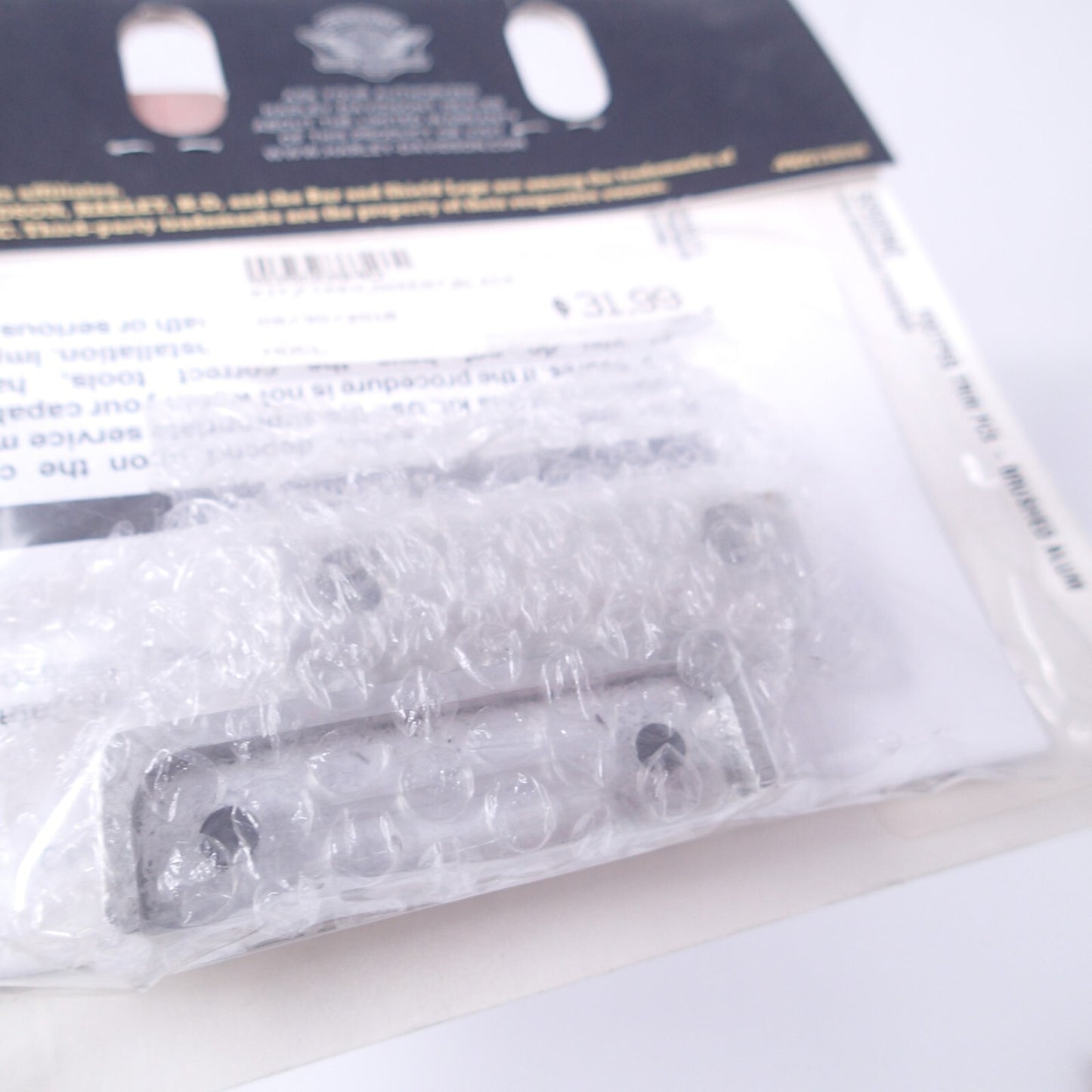 Harley Davidson Dominion Footpeg Trim Pieces New - Brushed Aluminum - 50500940