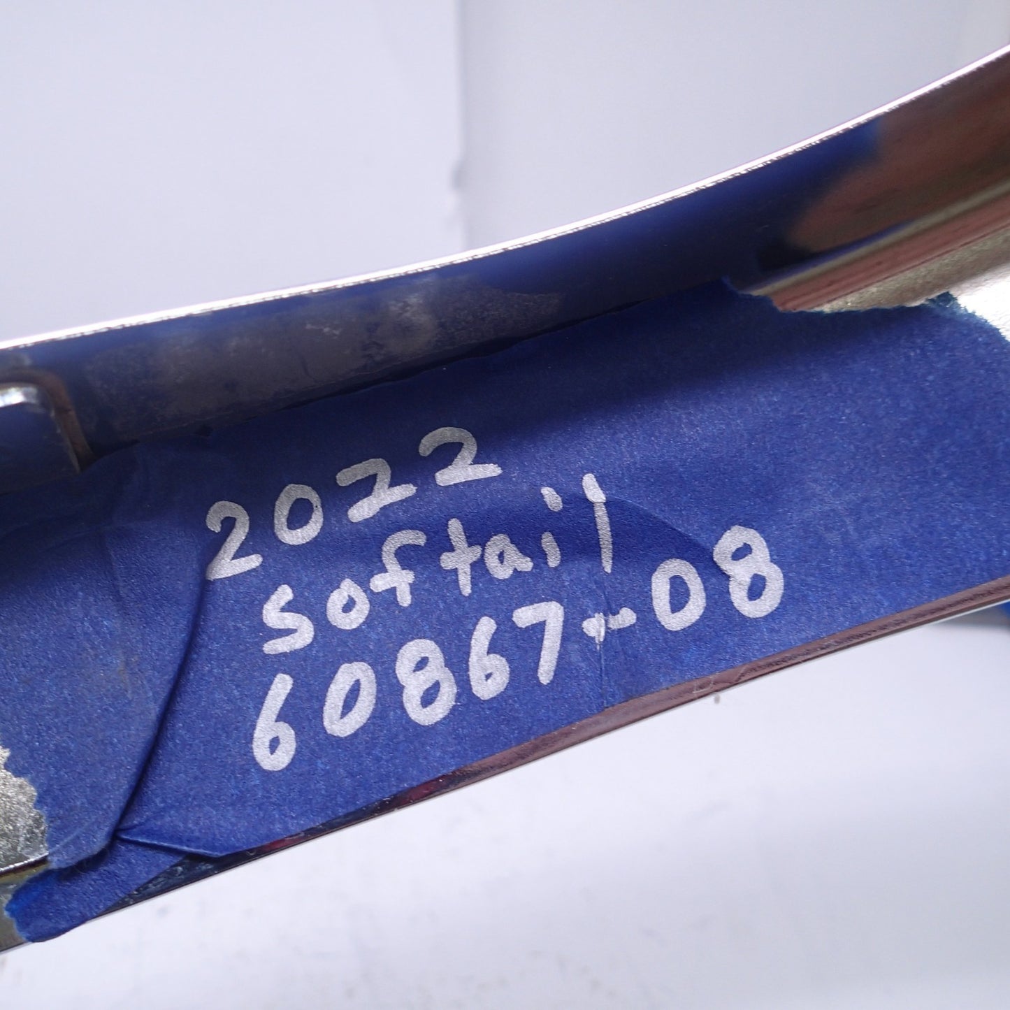 2012 Harley FLSTSE3 CVO Softail upper Belt Cover Guard 60867-08 USED