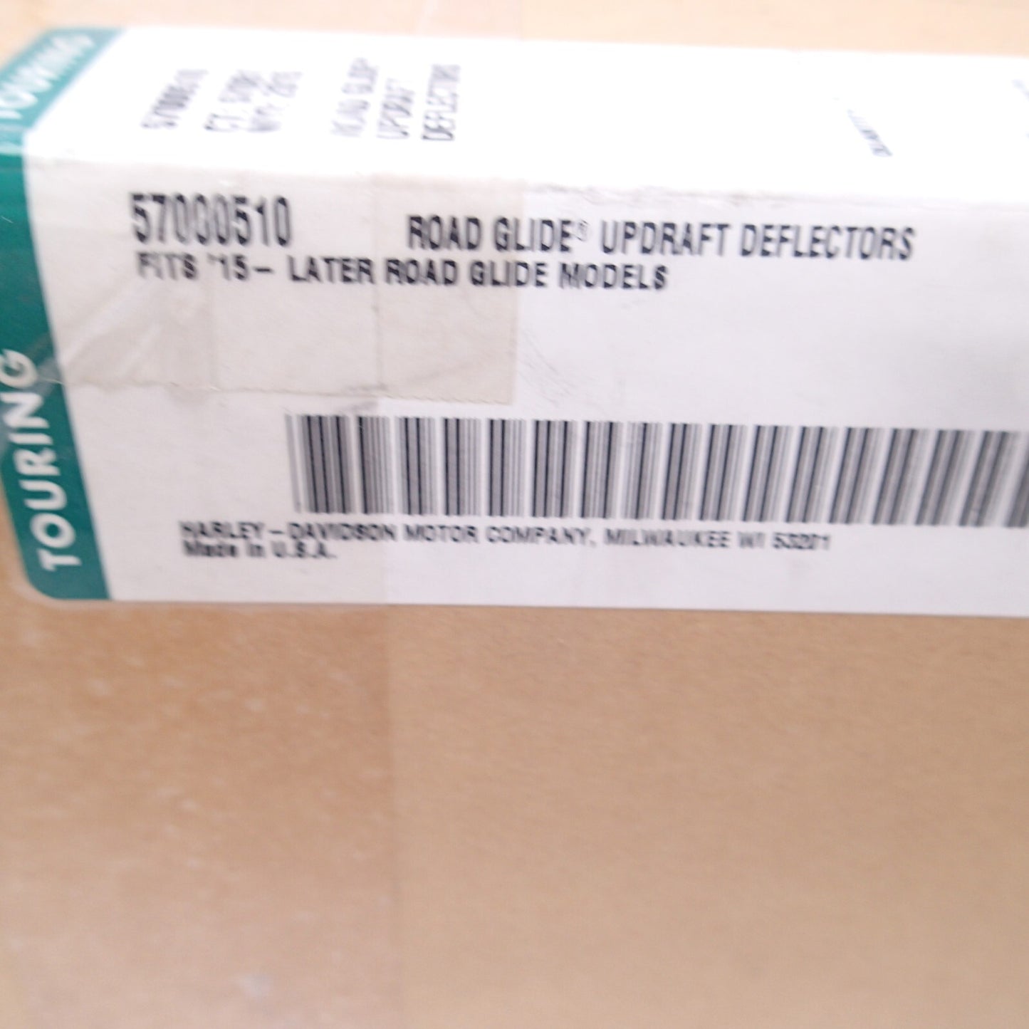 Harley Davidson Road Glide Wind Deflector Kit - New - 57000510