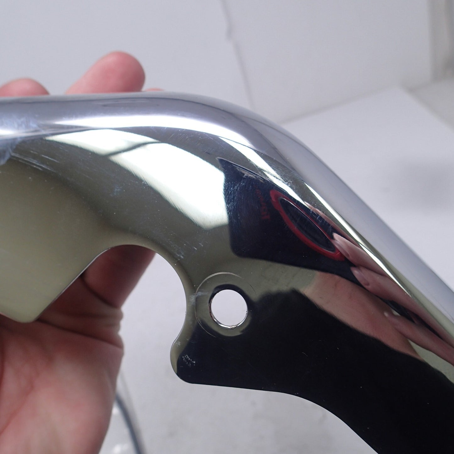 47502-97 HARLEY-DAVIDSON CHROME LEFT REAR FENDER STRUT FRAME COVER SINGLE