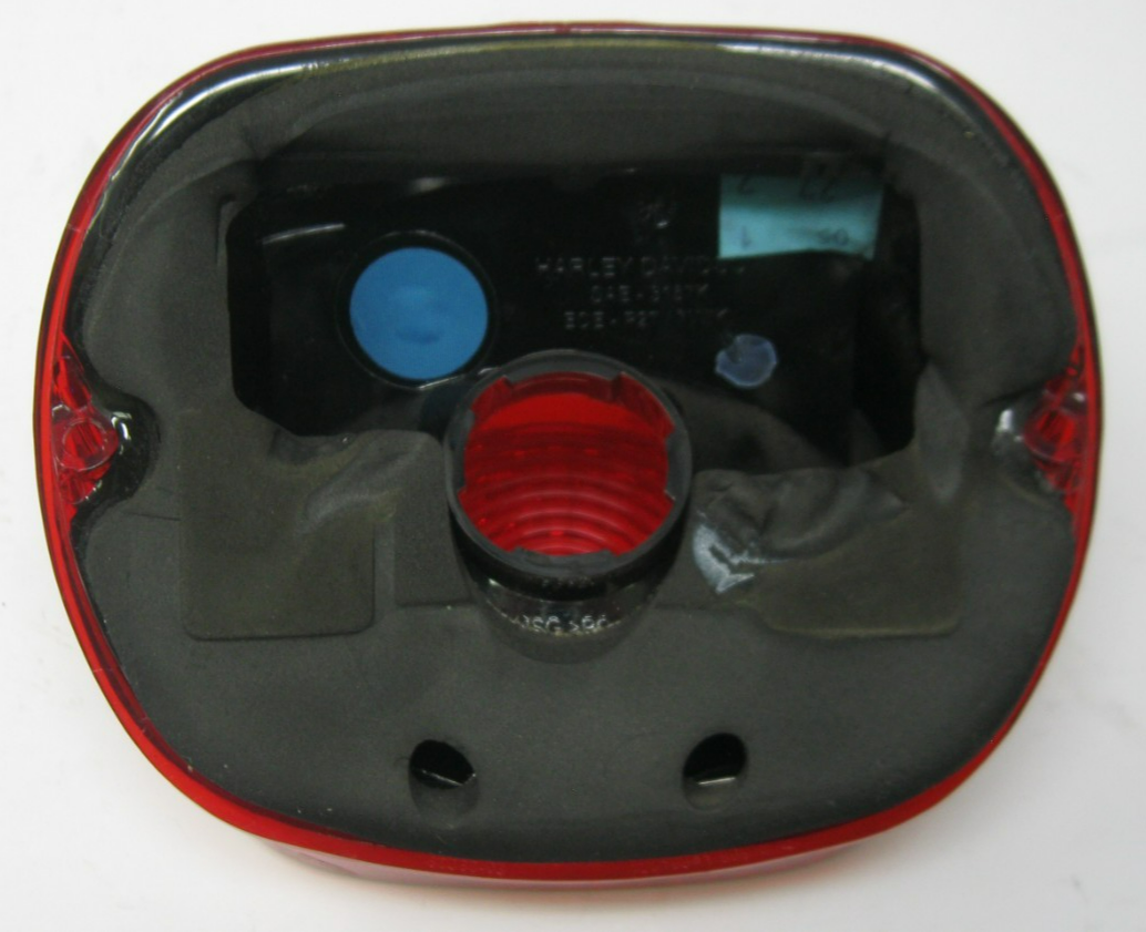 Harley-Davidson OEM 05-24 Tail Light Lens with Clear Lic. Plate Insert 68140-04