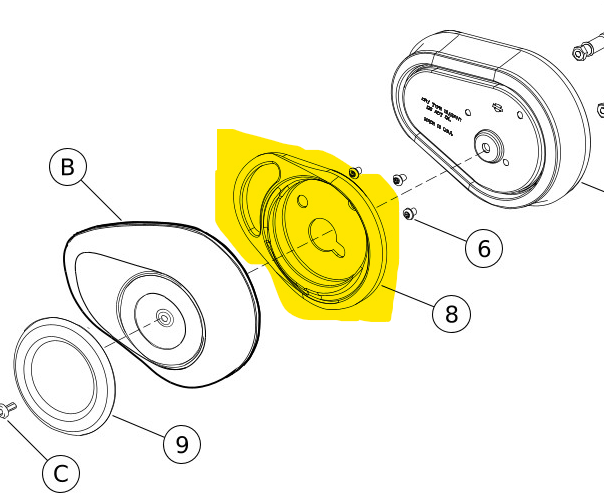 Harley-Davidson OEM 08-17 Dyna Air Filter Adapter 29392-08