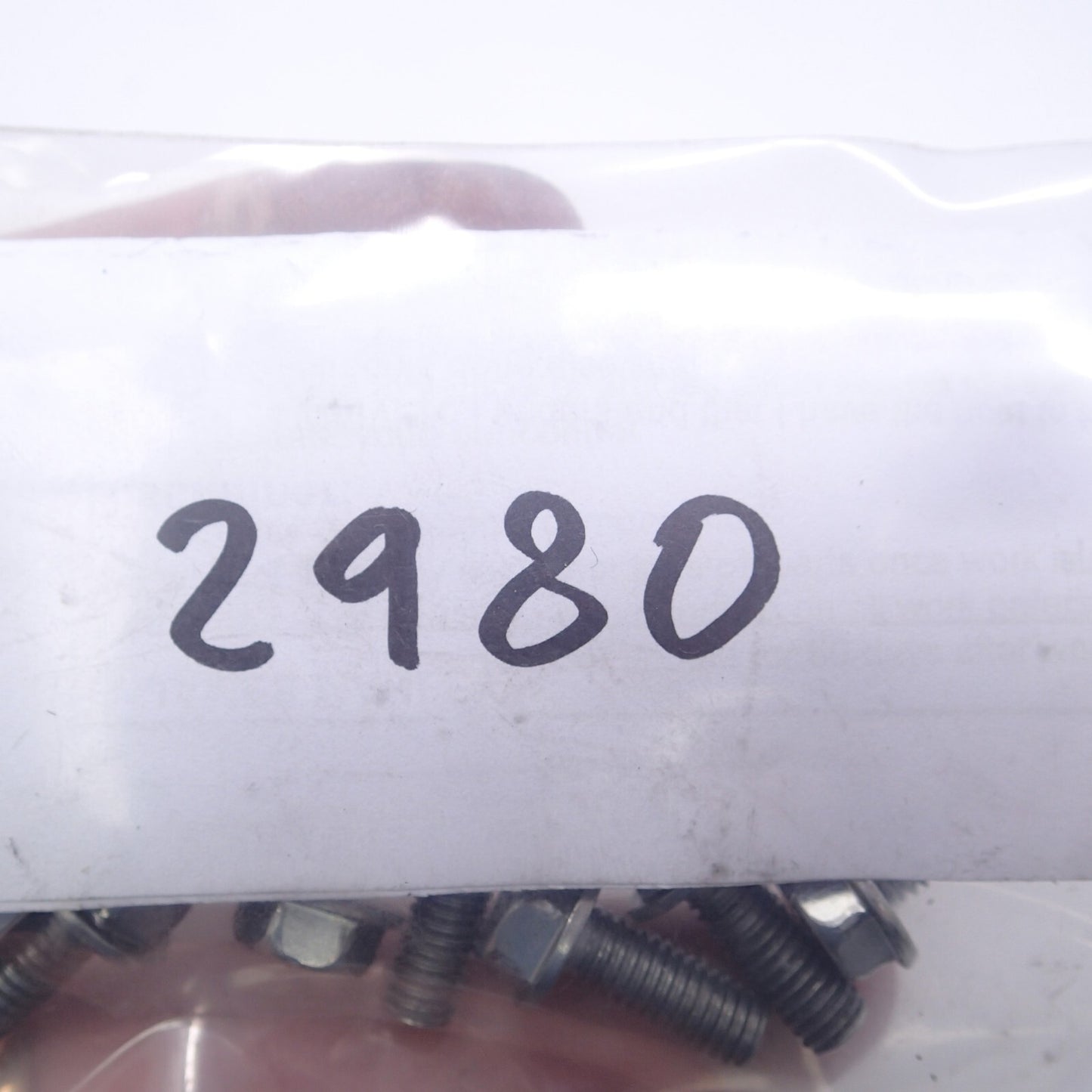 NOS OEM Harley Davidson 2980 M6x1.0x16mm Flange Hex Head Clutch Screw LOT OF TWO