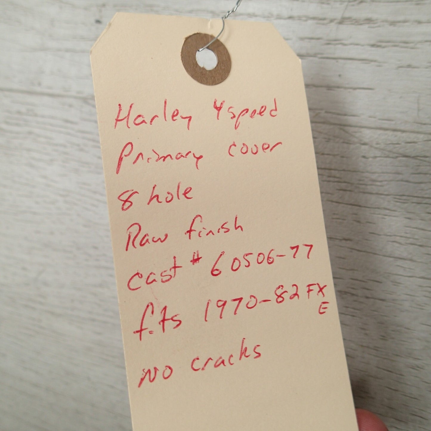 HARLEY 4 speed Primary 1970-1982 FXE COVER Raw Finish 60506-17