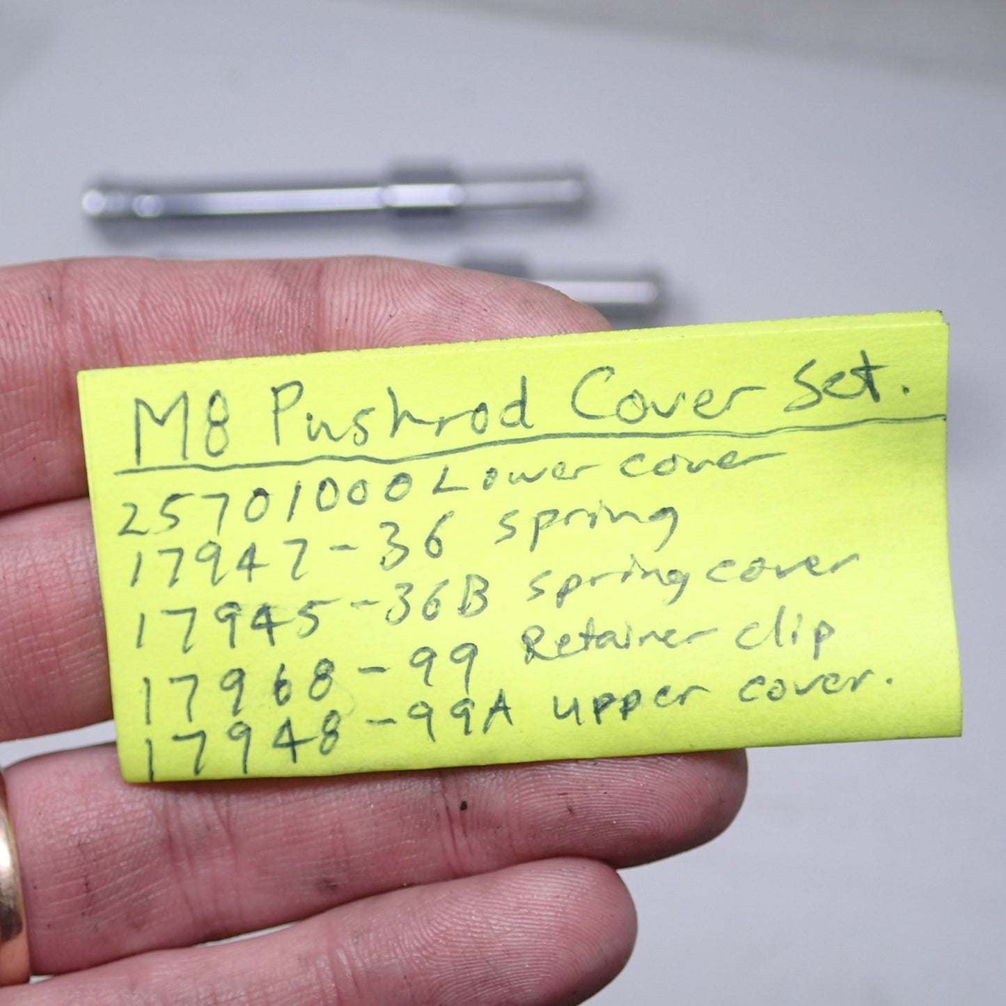 Harley Davidson M8 Softail & Road Street Electra Glide Pushrod Push Rod Covers