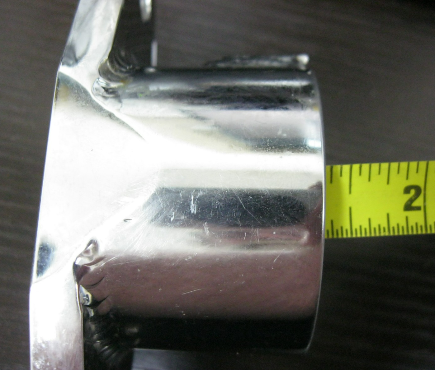 Chrome Rear End Cap for Harley-Davidson Swing Arm (Year-Model Fitment Unknown)