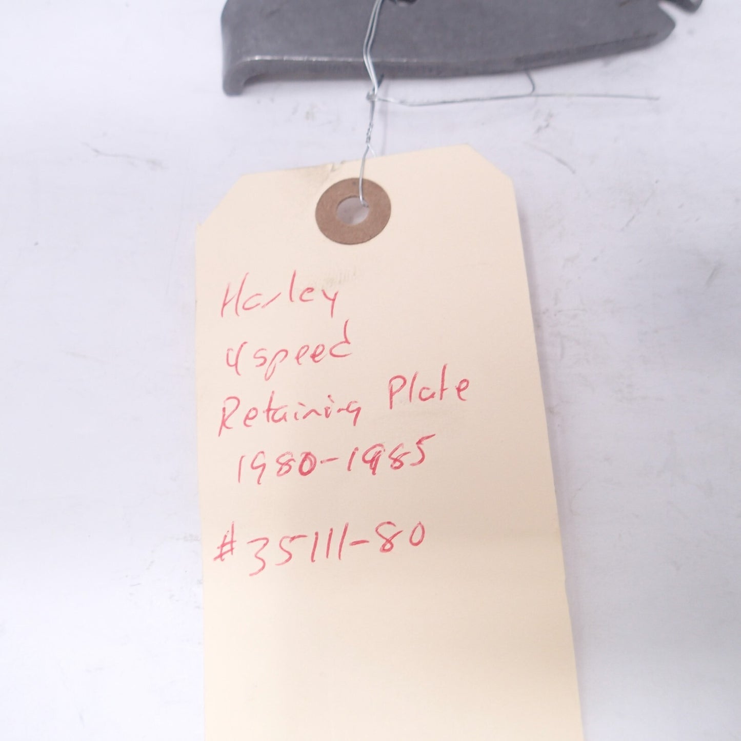 1981 Harley Davidson transmission RETAINING PLATE Shovelhead 35111-80 used