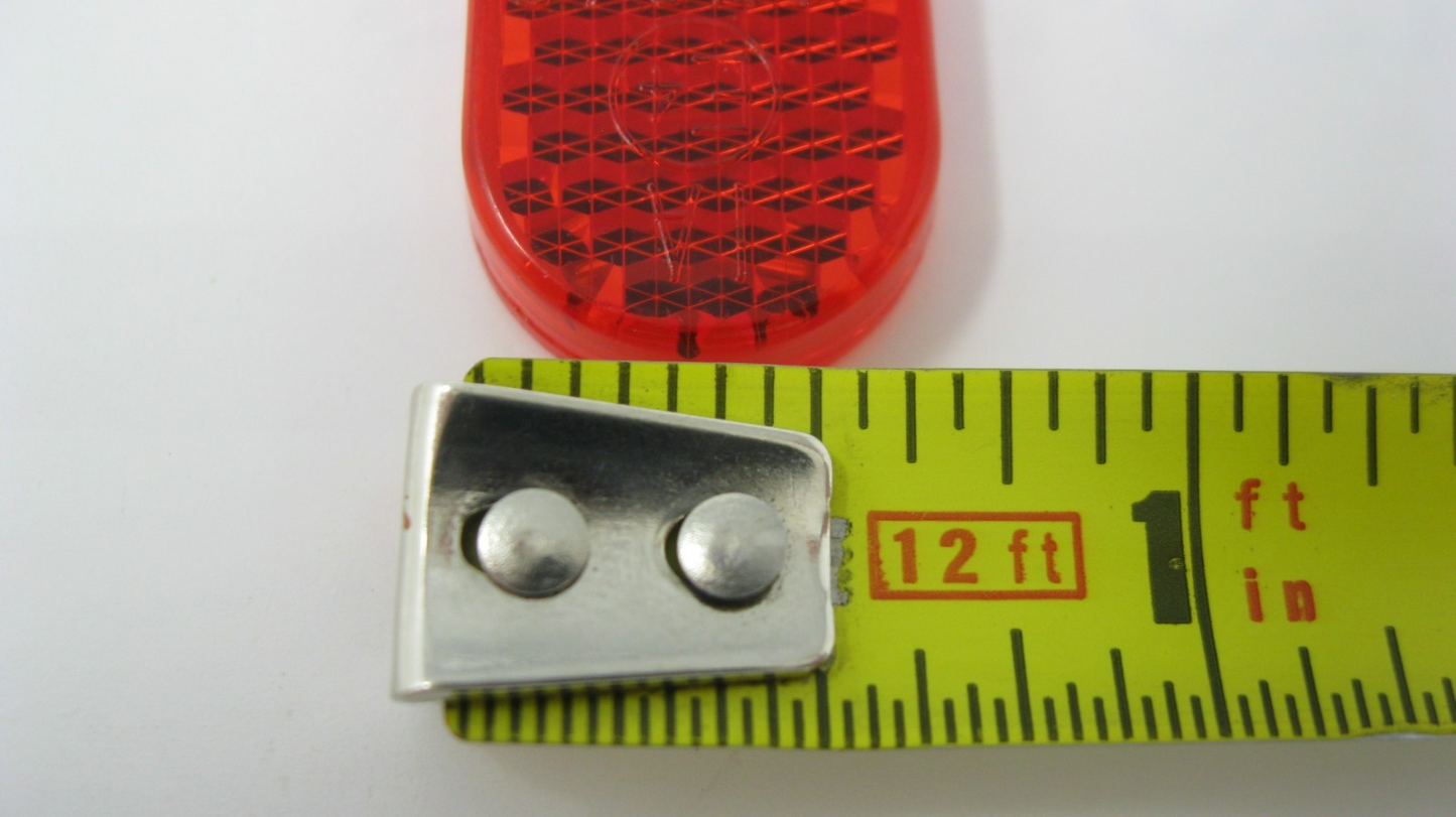 Harley-Davidson OEM 07 & Later Oblong Red Reflector 69490-07