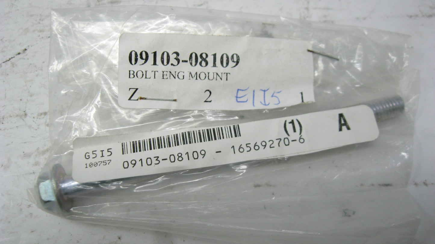 Suzuki 96-2000 RM125T, RM250T Upper Mount Bolt (SINGLE UNIT) 09103-08109