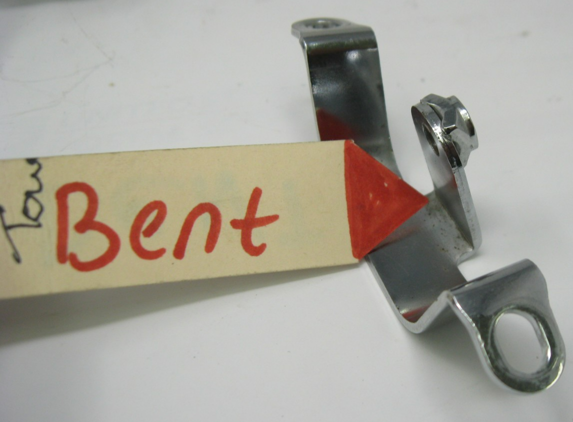 Unbranded Chrome 08 FLSTF Chrome Tappet/Lifter Block Accent Trim (Bracket Bent)