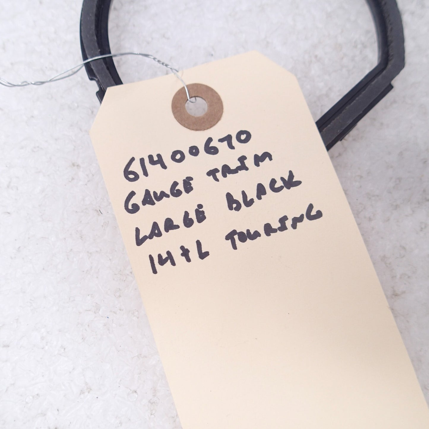 2014-2023 Harley-Davidson Touring Speedo Tach Black Gauge Trim Bezel 61400670