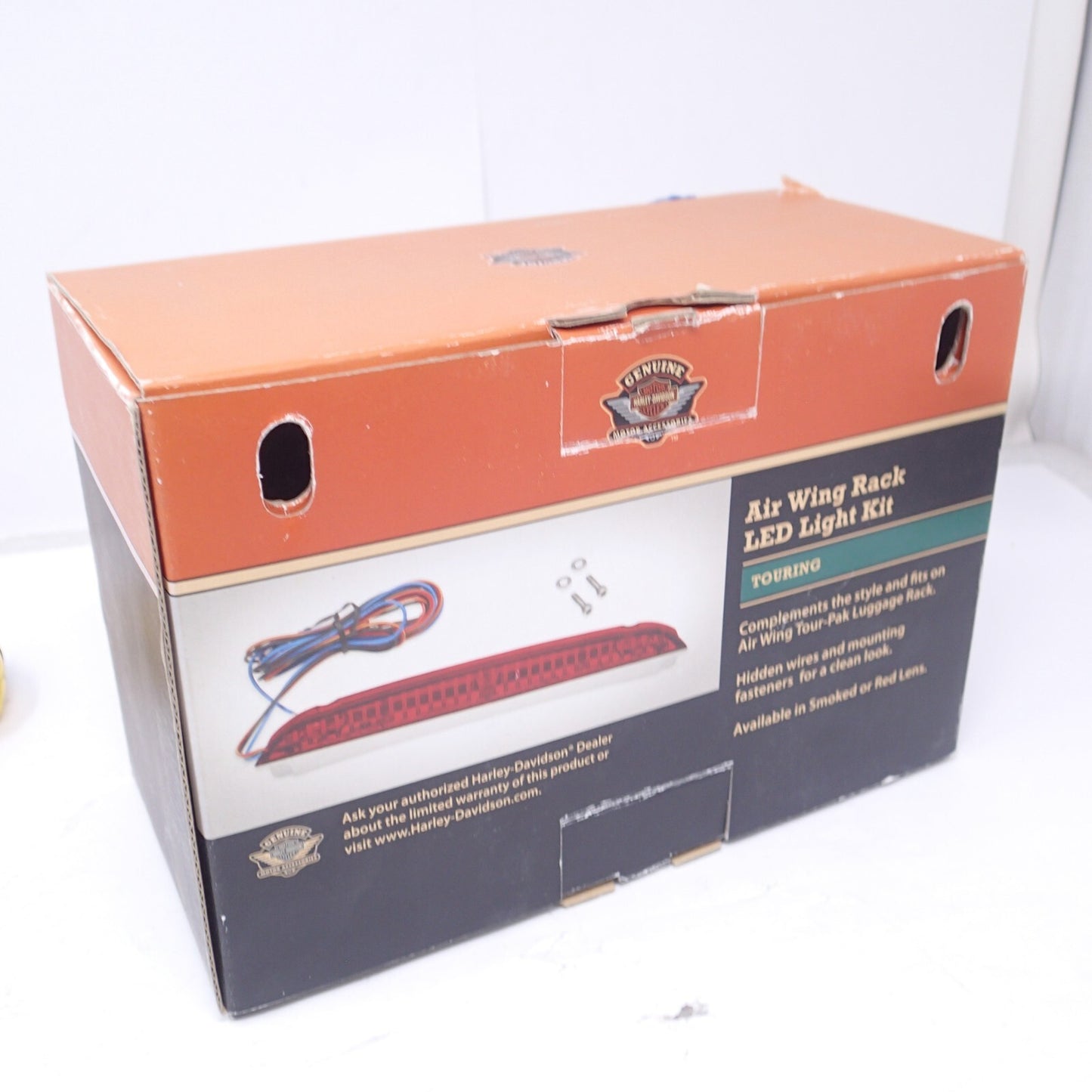 HARLEY DAVIDSON AIR WING RACK LIGHT - RED LENS - NEW - 68250-08A