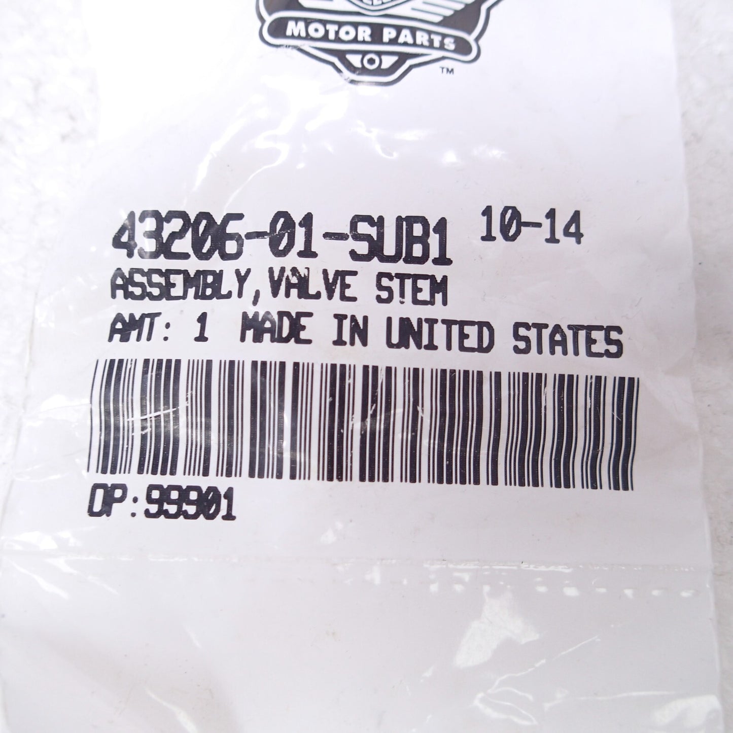 NEW Harley Davidson Valve Stem Assembly 43206-01-SUB1