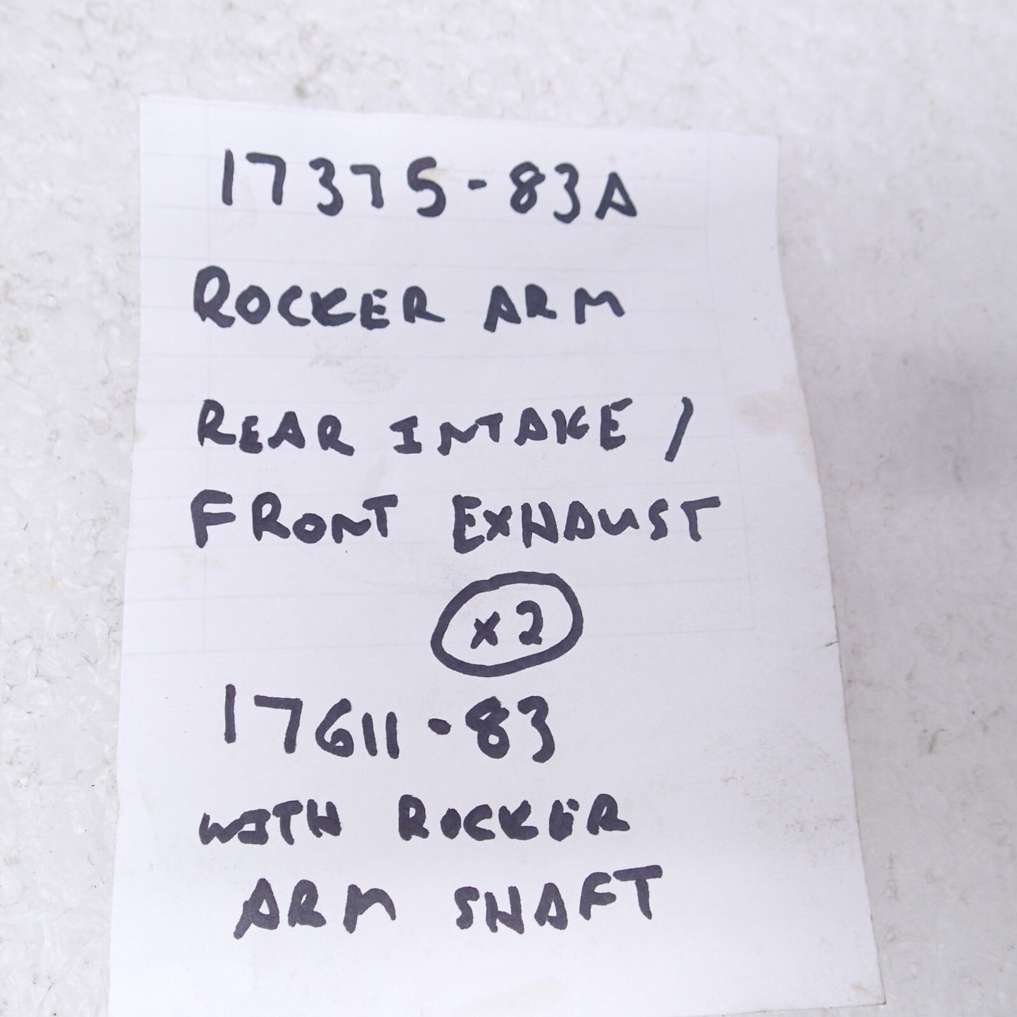 Harley Davidson Sportster 883 1200 Cylinder Head Valve Rocker Arm Pair 17375-83A