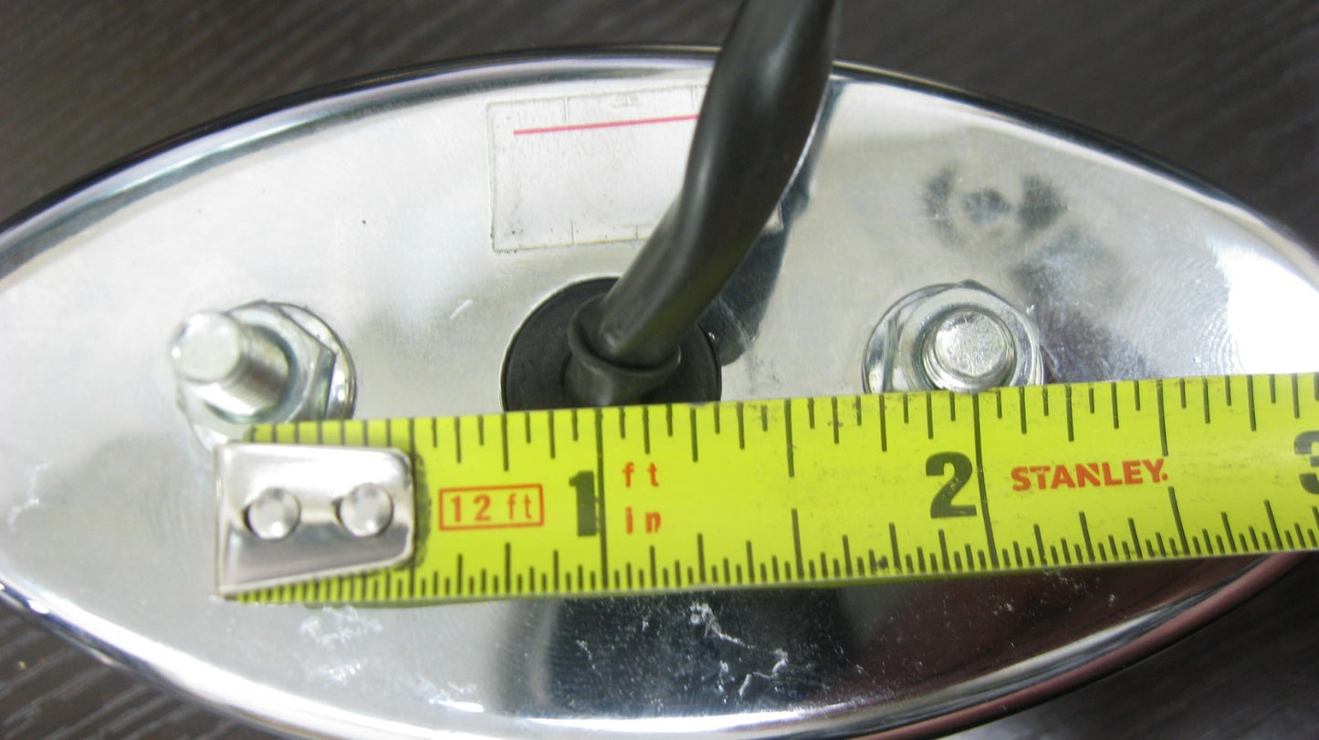 Unbranded Cat Eye Tail Light - No Plate Lens FOR PARTS ONLY for Custom Project