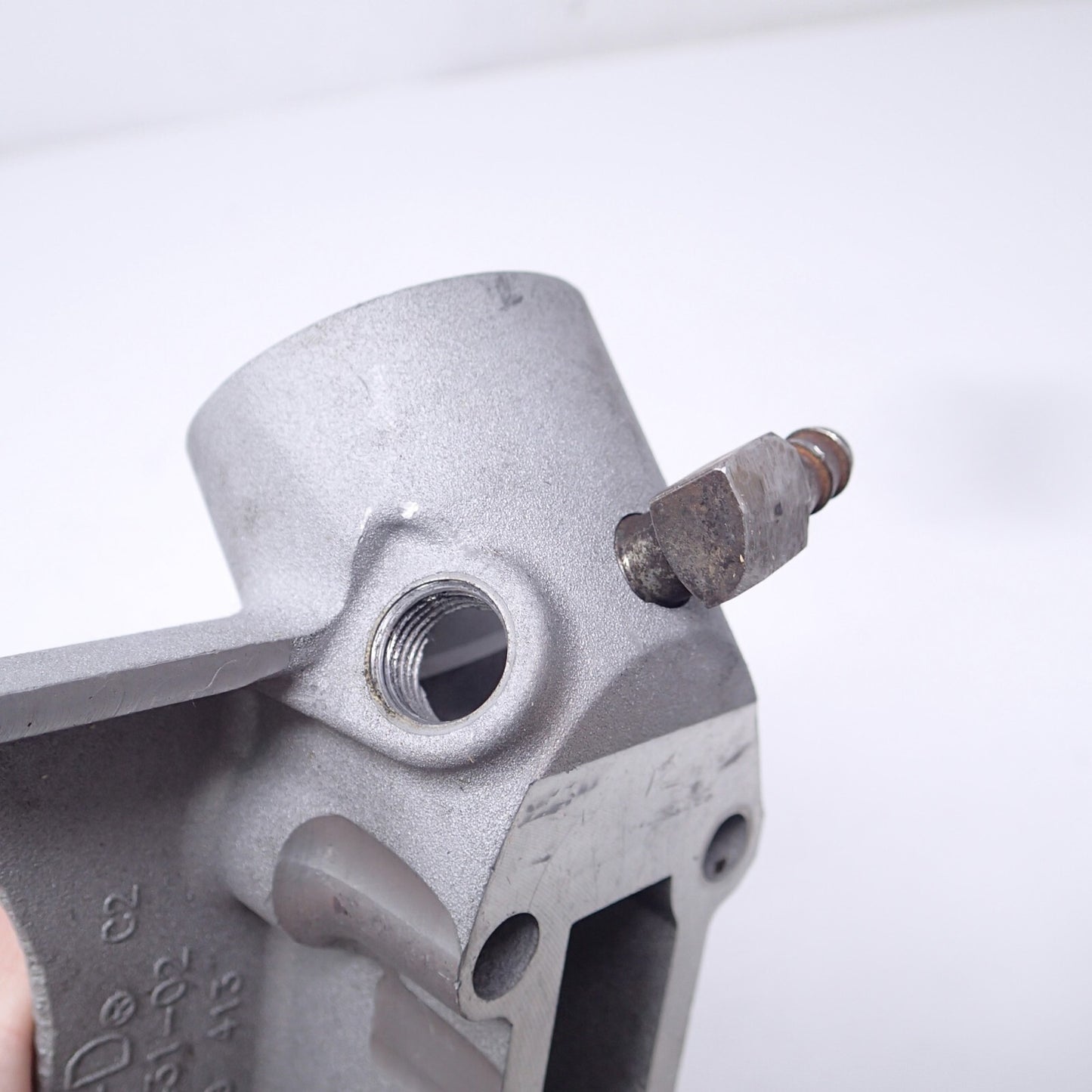 Harley Touring Electra Glide Road King Chrome Oil Dipstick Housin GREY 62431-02